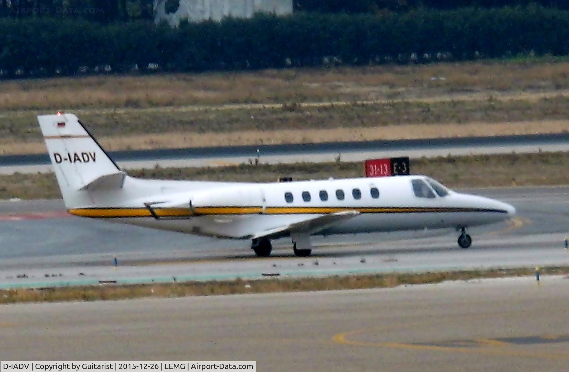 D-IADV, 1987 Cessna 551 Citation II/SP C/N 551-0552, At Malaga