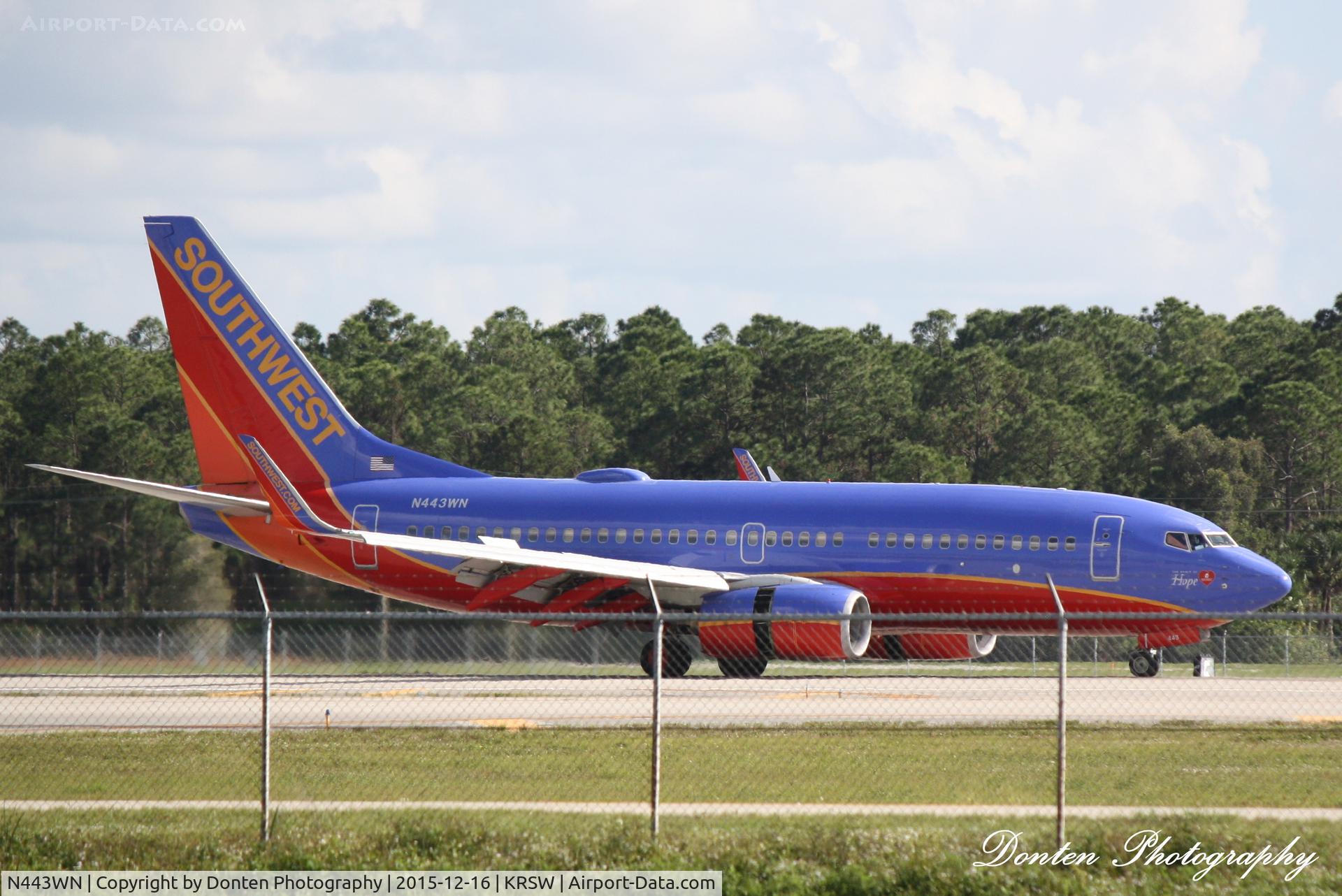 N443WN, 2003 Boeing 737-7H4 C/N 29838, Southwest Flight 667 (N443WN) 