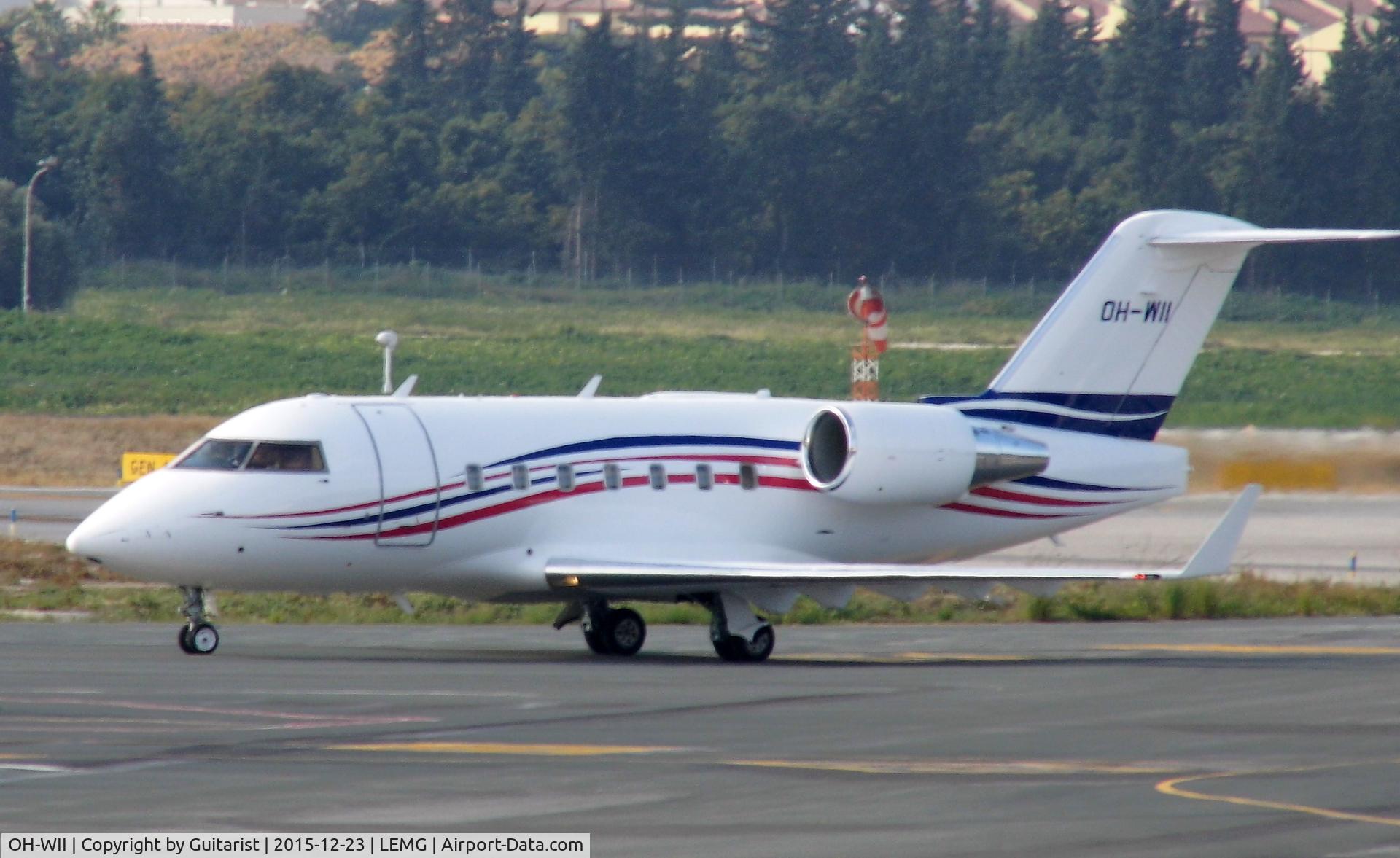 OH-WII, 2006 Bombardier Challenger 604 (CL-600-2B16) C/N 5642, At Malaga
