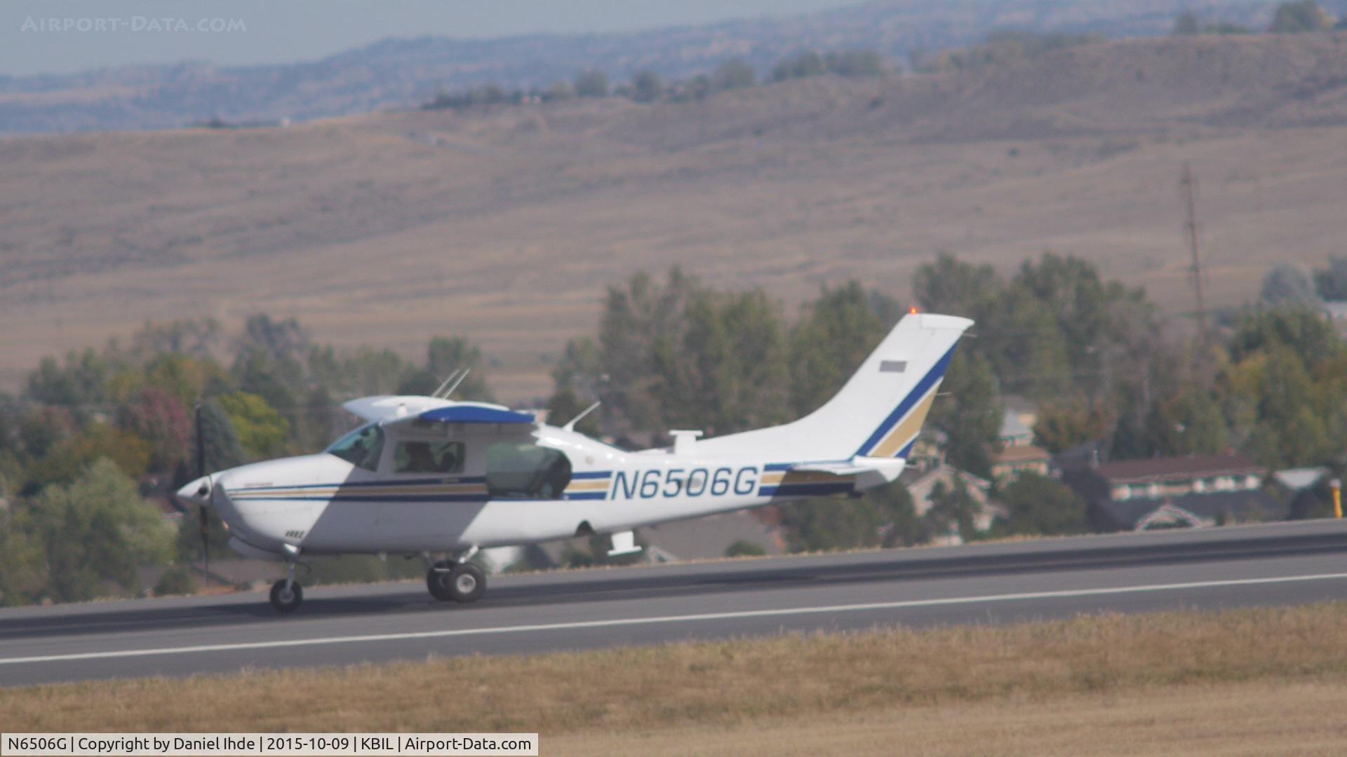 N6506G, Cessna T210N Turbo Centurion C/N 21064406, DHS Cessna 210 @ KBIL Oct. 9, 2015