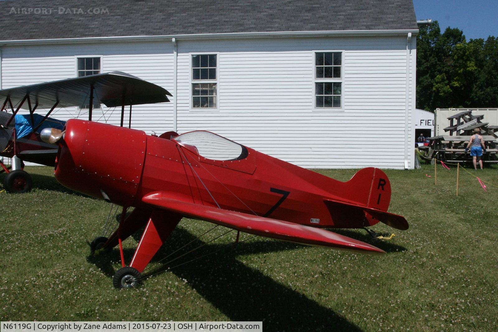 N6119G, 1998 Pobjoy Airmotors 1930 Special Replica C/N T-9, 2015 - EAA AirVenture - Oshkosh Wisconsin