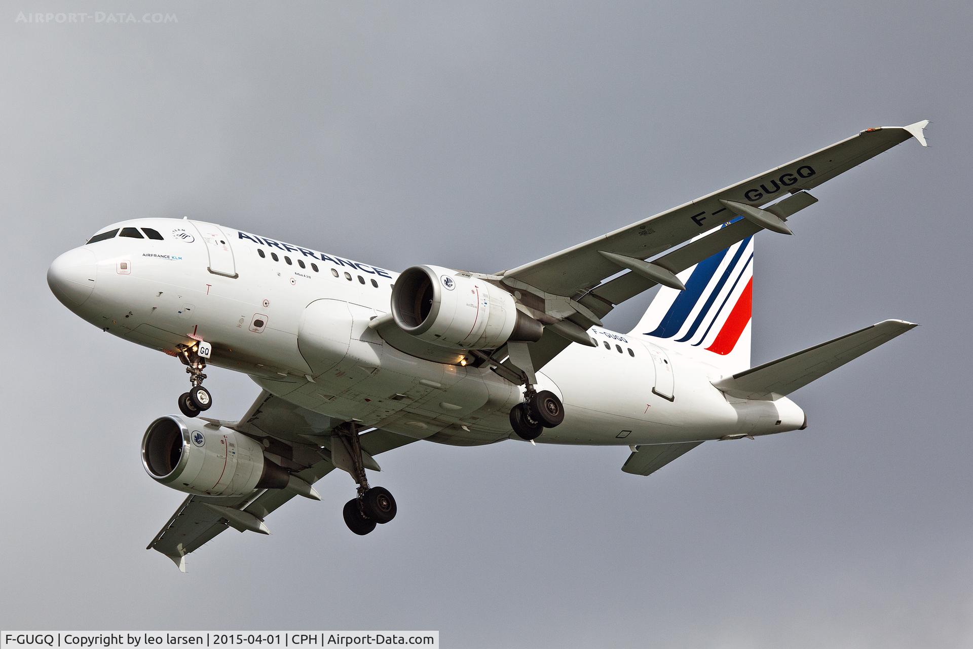 F-GUGQ, 2006 Airbus A318-111 C/N 2972, Copenhagen 1.4.15 L/D R-30