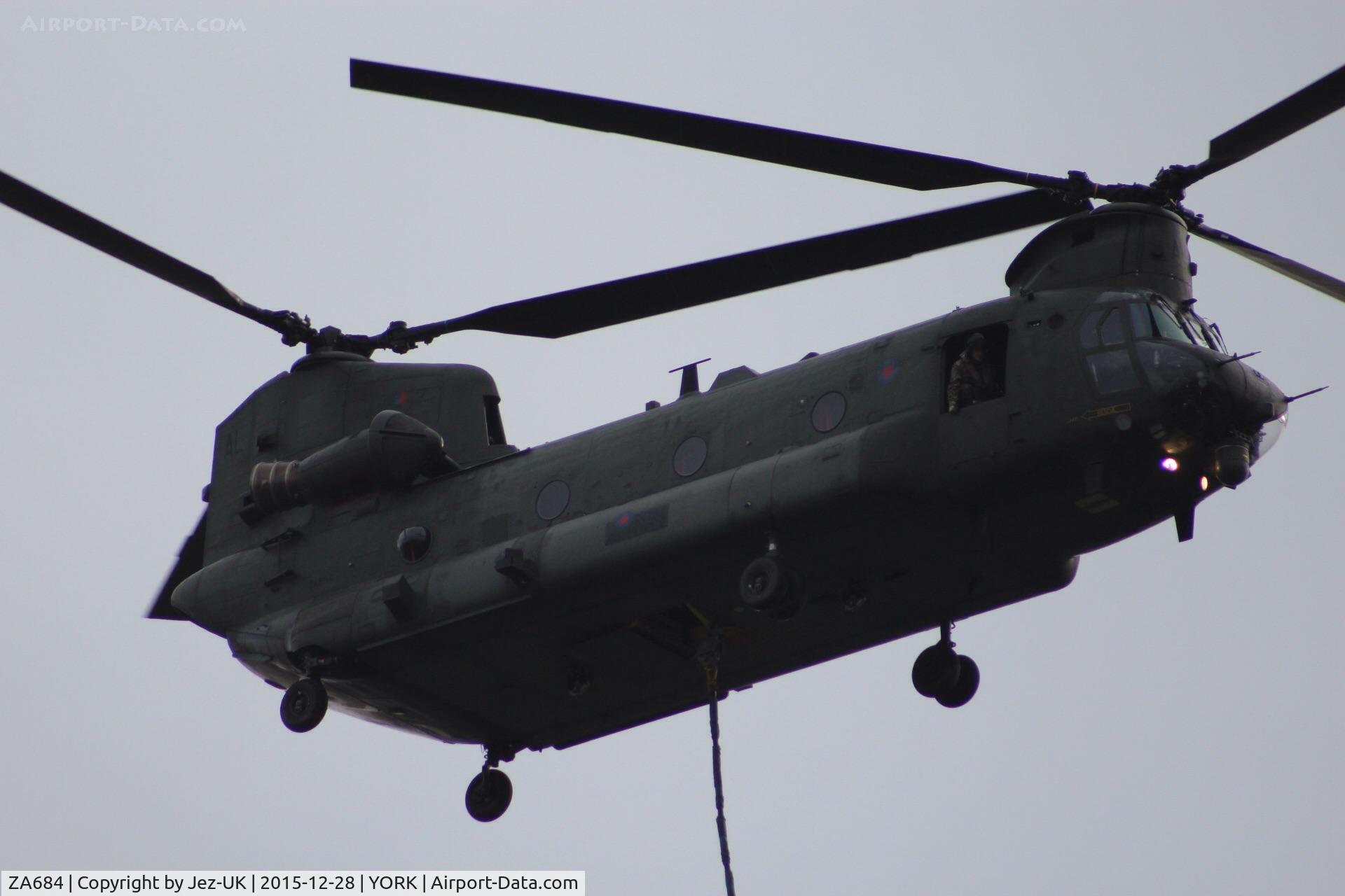 ZA684, 1981 Boeing Vertol Chinook HC.2 C/N MA015/M7011, 