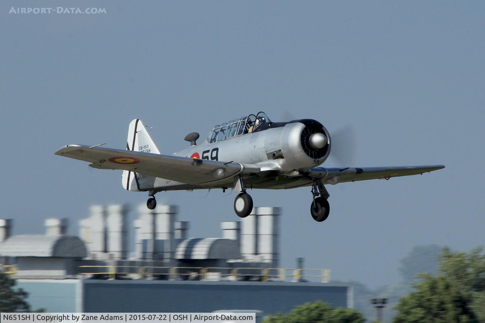 N651SH, 1944 North American T-6G Texan C/N 168-409, 2015 - EAA AirVenture - Oshkosh Wisconsin