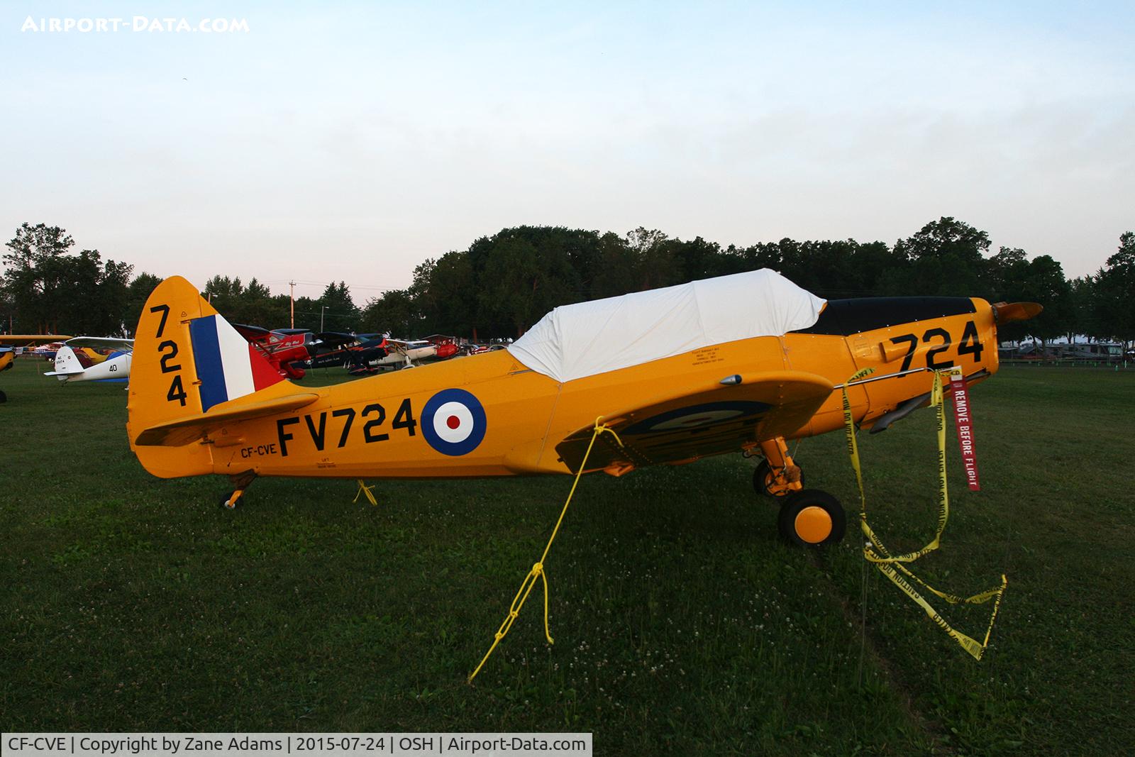 CF-CVE, 1941 Fairchild (Fleet) PT-26A Cornell II C/N FV724, 2015 - EAA AirVenture - Oshkosh Wisconsin