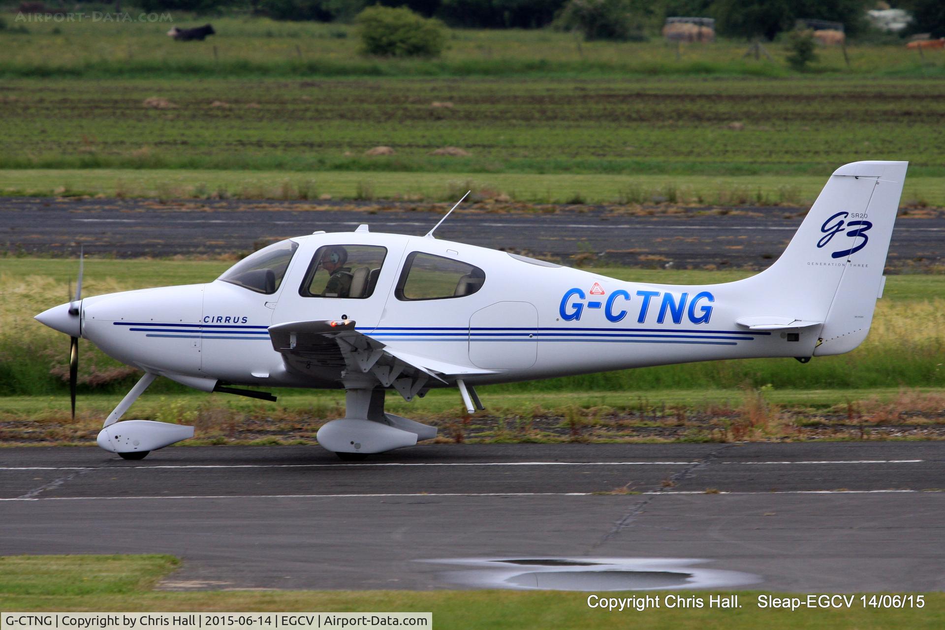 G-CTNG, 2008 Cirrus SR20 C/N 2012, Sleap resident