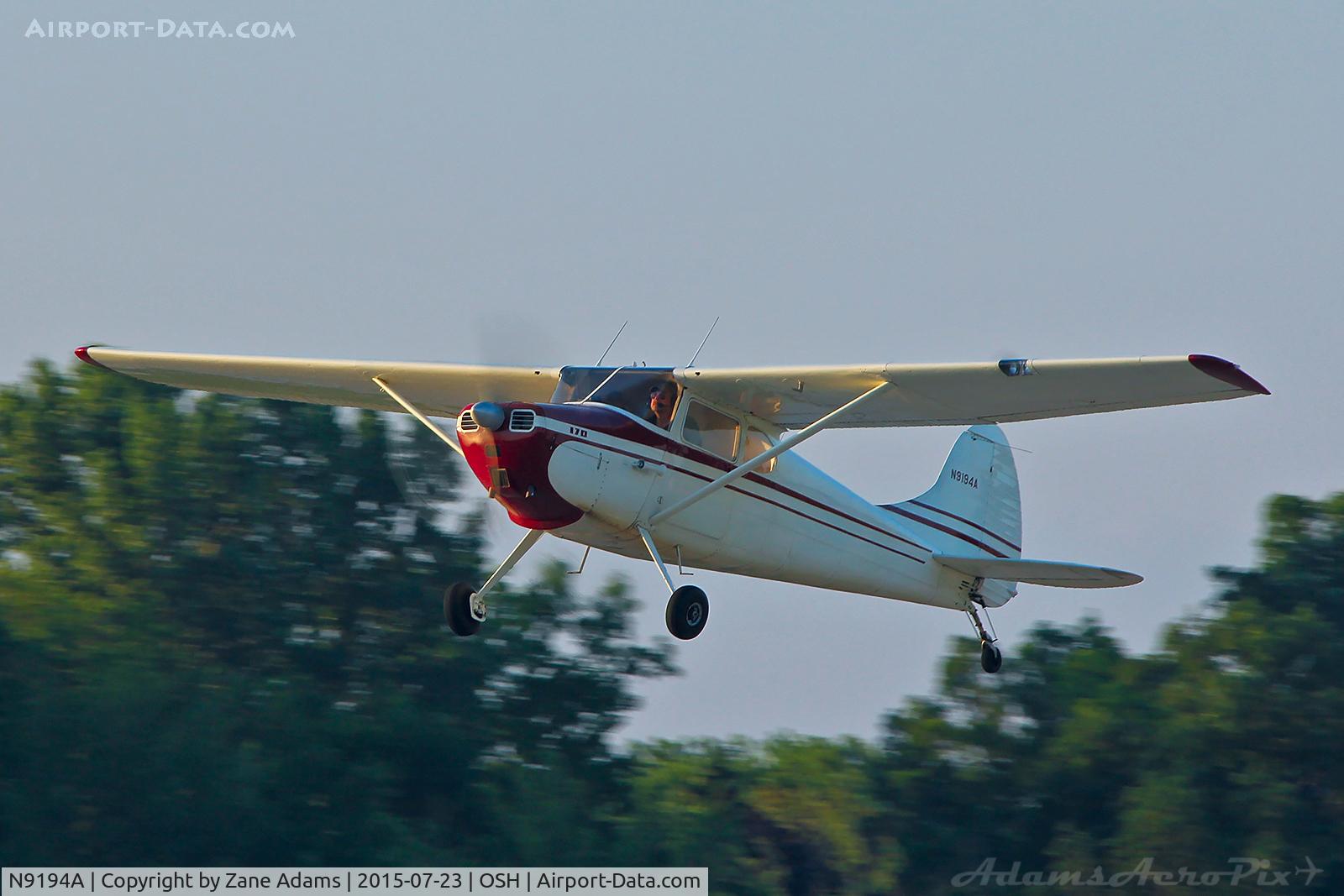 N9194A, 1949 Cessna 170A C/N 18955, 2015 - EAA AirVenture - Oshkosh Wisconsin