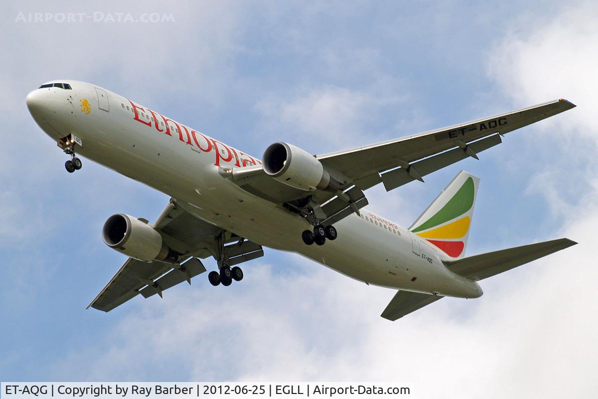 ET-AQG, 1999 Boeing 767-306/ER C/N 28884, Boeing 767-306ER [28884] (Ethiopian Airlines) Home~G 25/06/2012. On approach 27R.