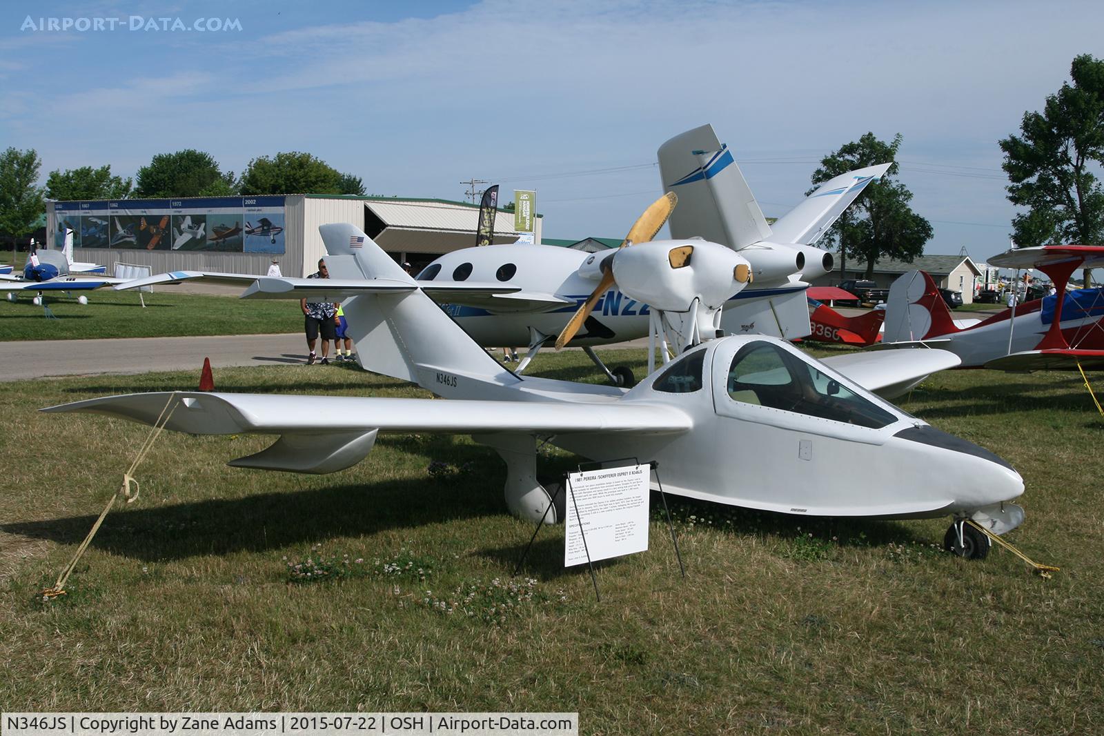 N346JS, 1981 Pereira Osprey II C/N JS-3, 2015 EAA AirVenture - Oshkosh, Wisconsin