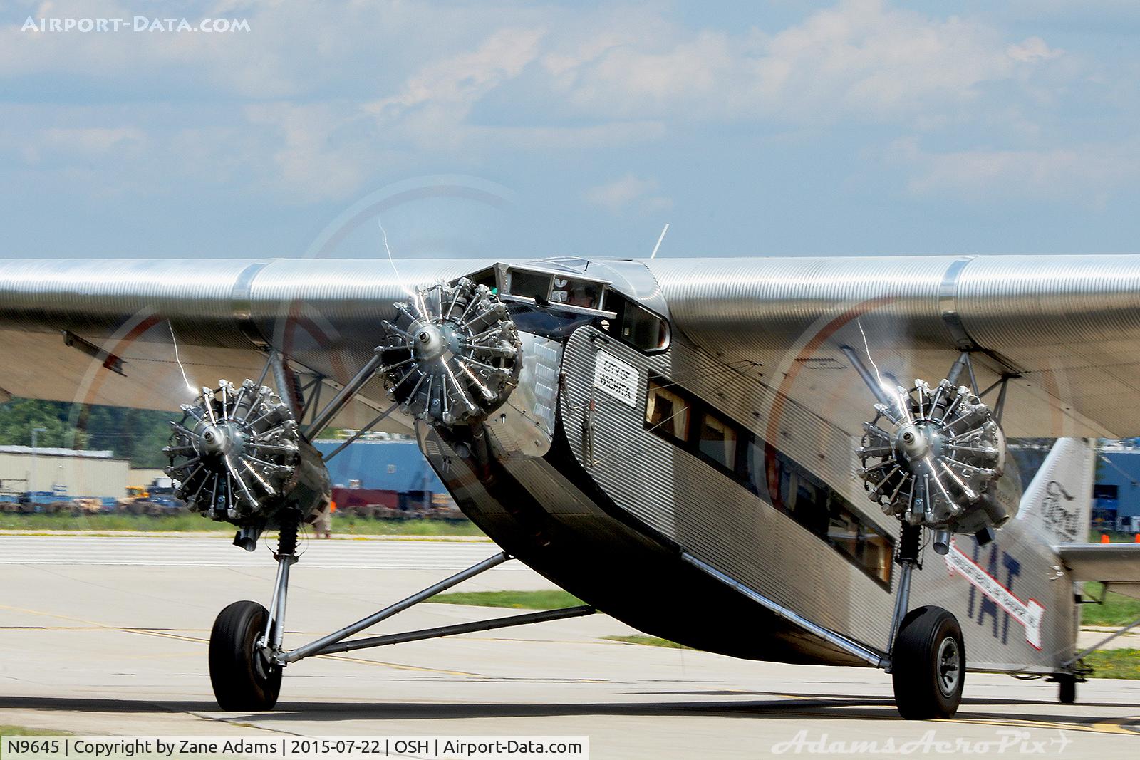 N9645, 1928 Ford 5-AT-B Tri-Motor C/N 8, 2015 EAA AirVenture - Oshkosh, Wisconsin