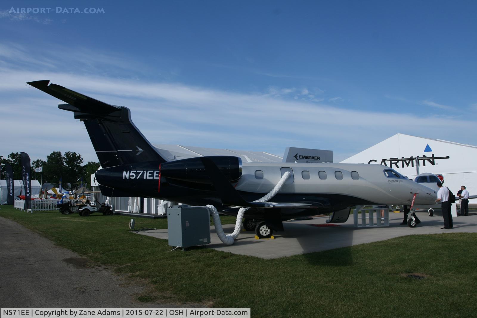 N571EE, 2015 Embraer EMB-505 Phenom 300 C/N 50500271, 2015 EAA AirVenture - Oshkosh, Wisconsin