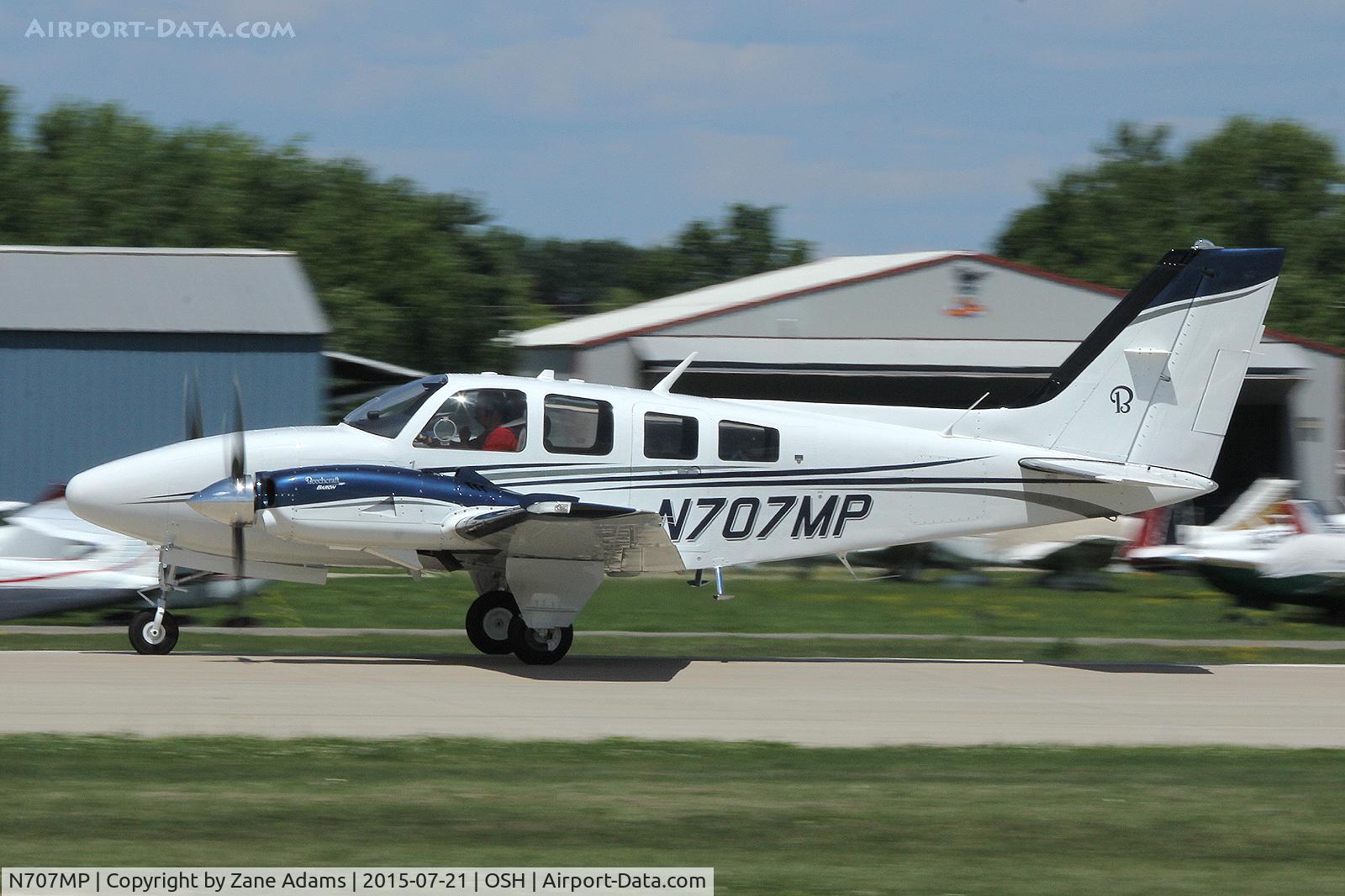 N707MP, 1978 Beech 58P Baron C/N TJ-166, 2015 - EAA AirVenture - Oshkosh Wisconsin