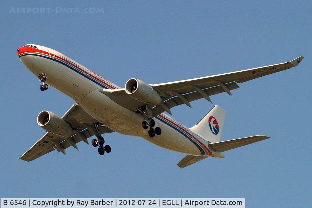 B-6546, 2012 Airbus A330-243 C/N 1303, Airbus A330-243 [1303] (China Eastern Airlines) Home~G 24/07/2012. On approach 27R.