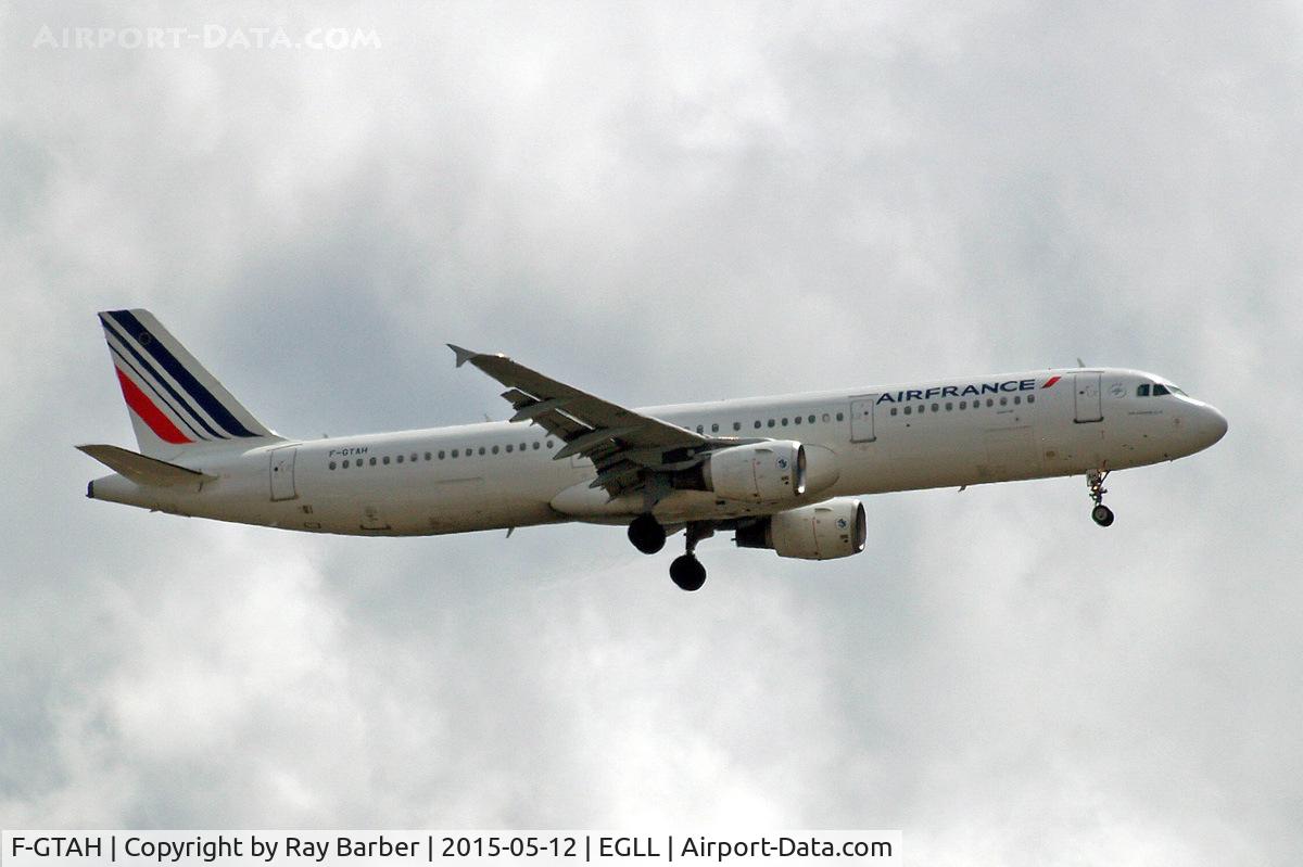 F-GTAH, 1999 Airbus A321-211 C/N 1133, Airbus A321-211 [1133] (Air France) Home~G 12/05/2015. On approach 27L.