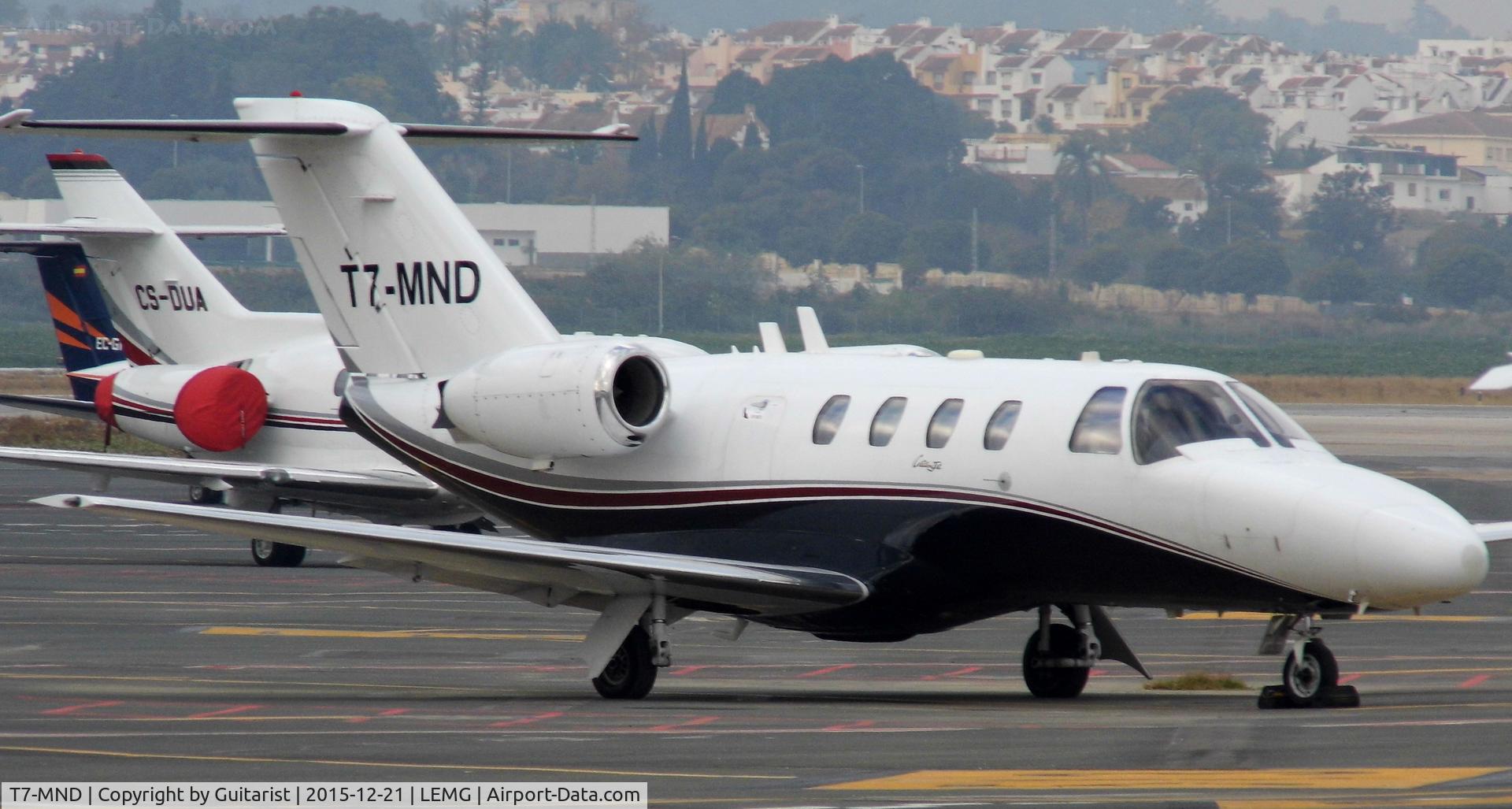 T7-MND, 1995 Cessna 525 CitationJet CJ1 C/N 525-0089, At Malaga
