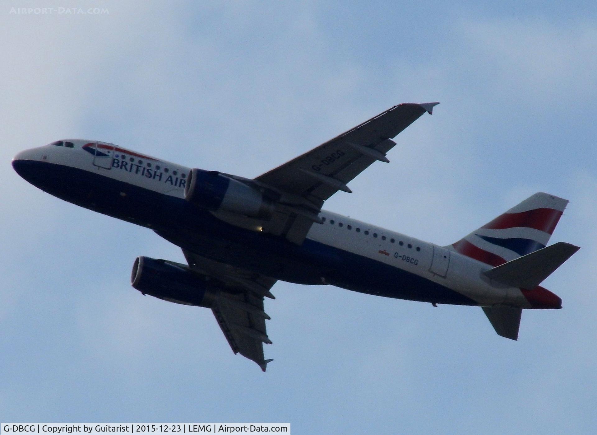 G-DBCG, 2005 Airbus A319-131 C/N 2694, At Malaga