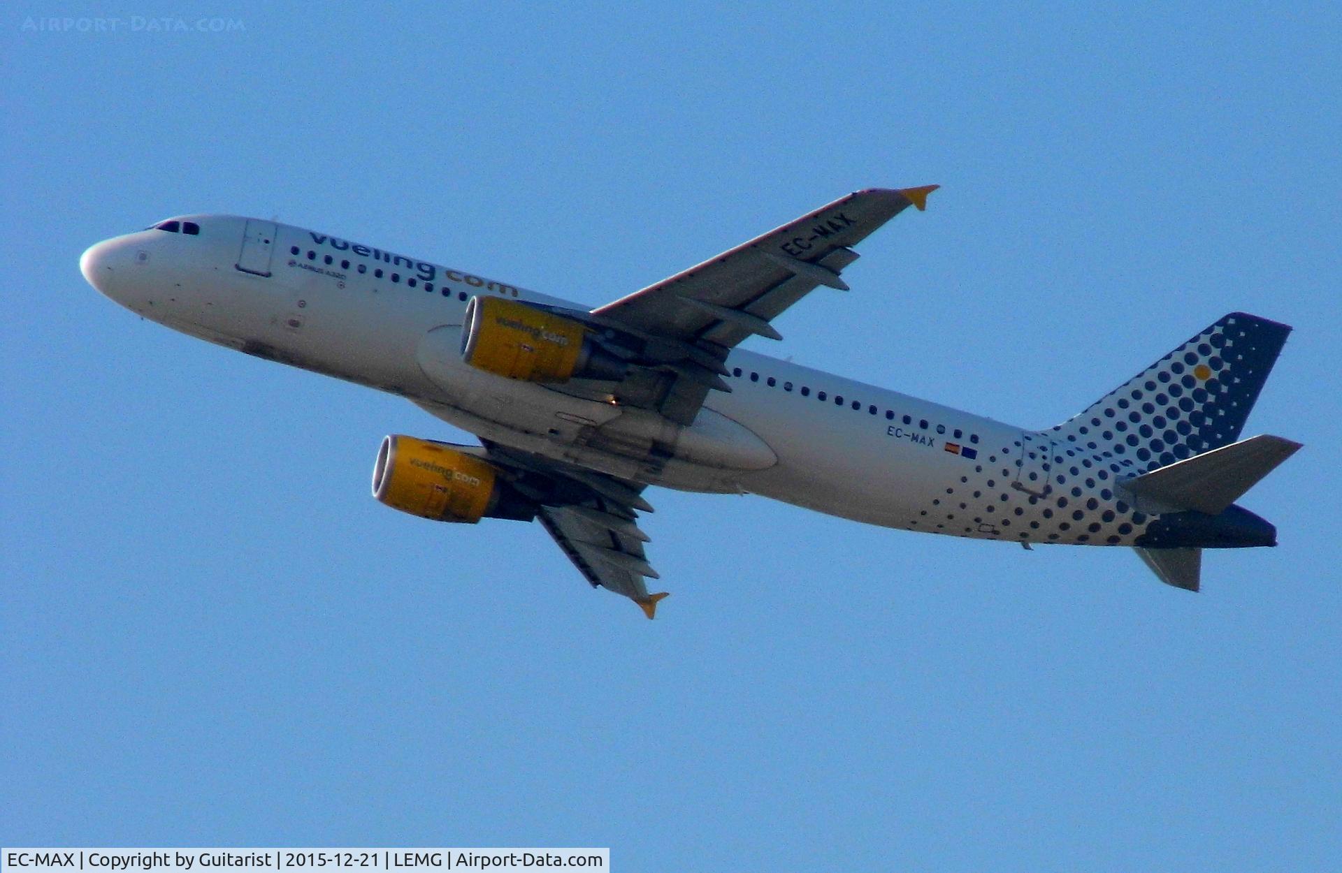 EC-MAX, 2010 Airbus A320-214 C/N 4478, At Malaga