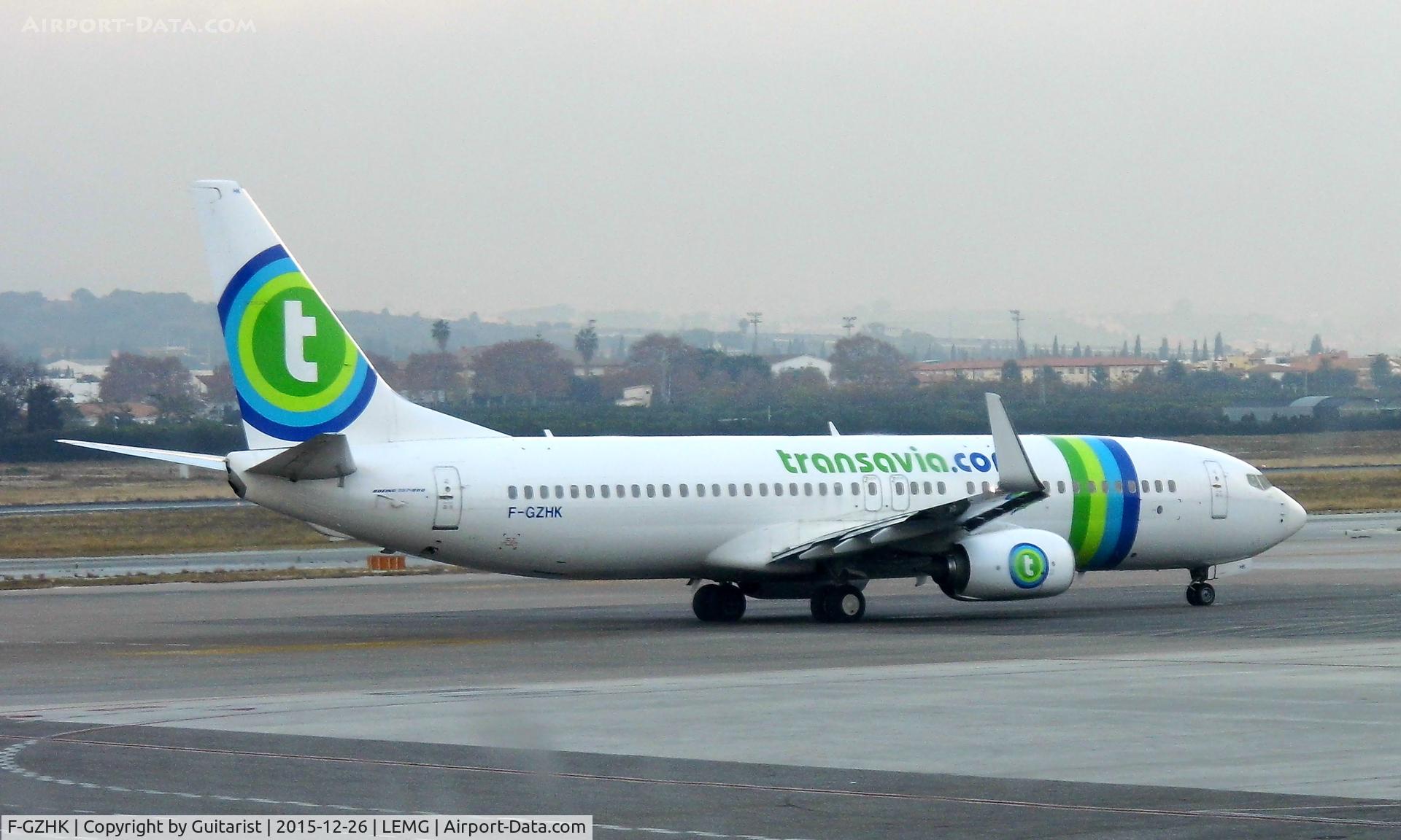 F-GZHK, 2014 Boeing 737-8K2 C/N 37790, At Malaga