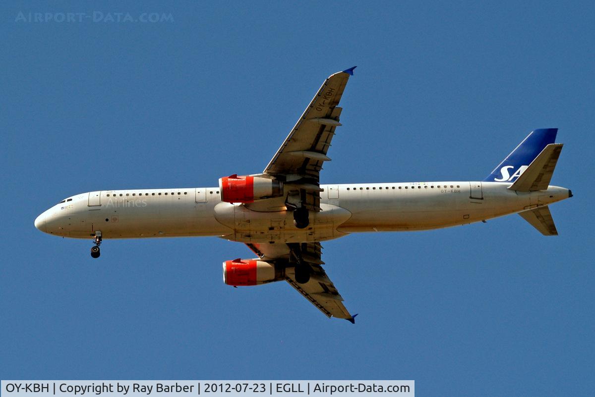 OY-KBH, 2002 Airbus A321-232 C/N 1675, Airbus A321-231 [1675] (SAS Scandinavian Airlines) Home~G 23/07/2012. On approach 27R.