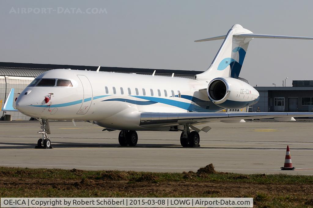 OE-ICA, 2013 Bombardier BD-700-1A10 Global 5000 C/N 9542, OE-ICA @ LOWG