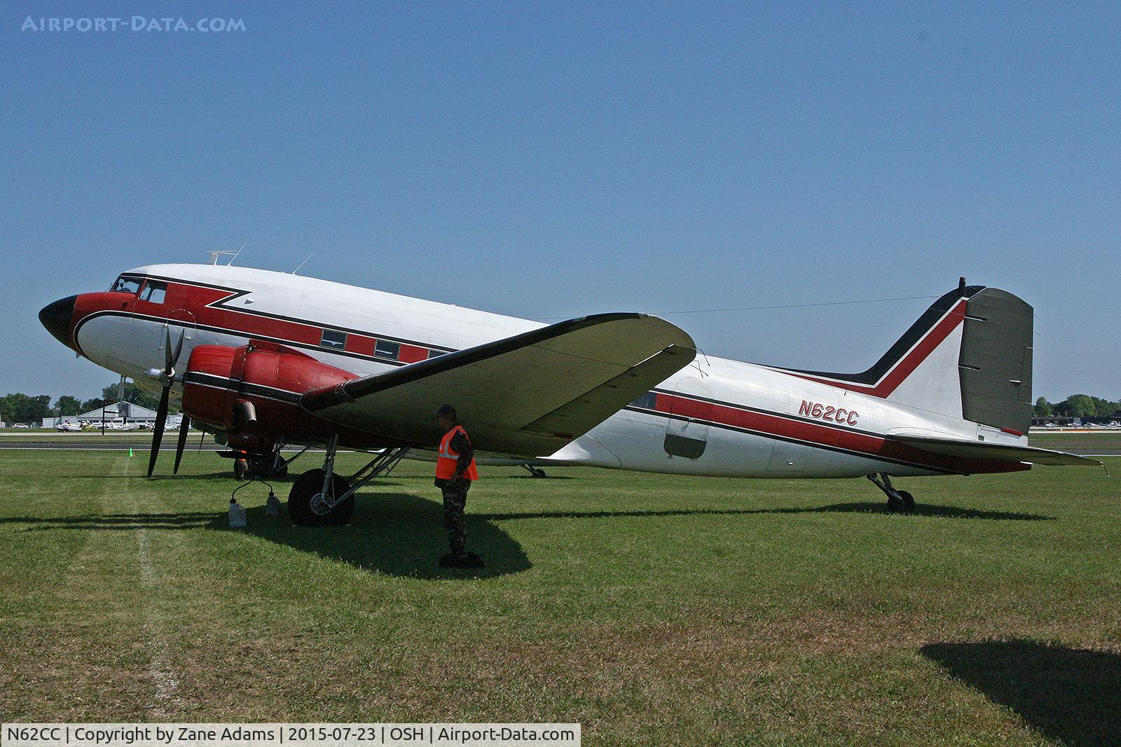 N62CC, 1943 Douglas DC-3C (C-47A-DL) C/N 13798, 2015 EAA AirVenture - Oshkosh, Wisconsin