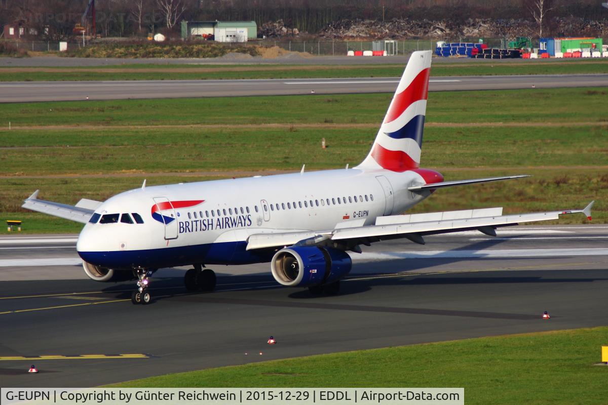 G-EUPN, 2000 Airbus A319-131 C/N 1261, Arriving