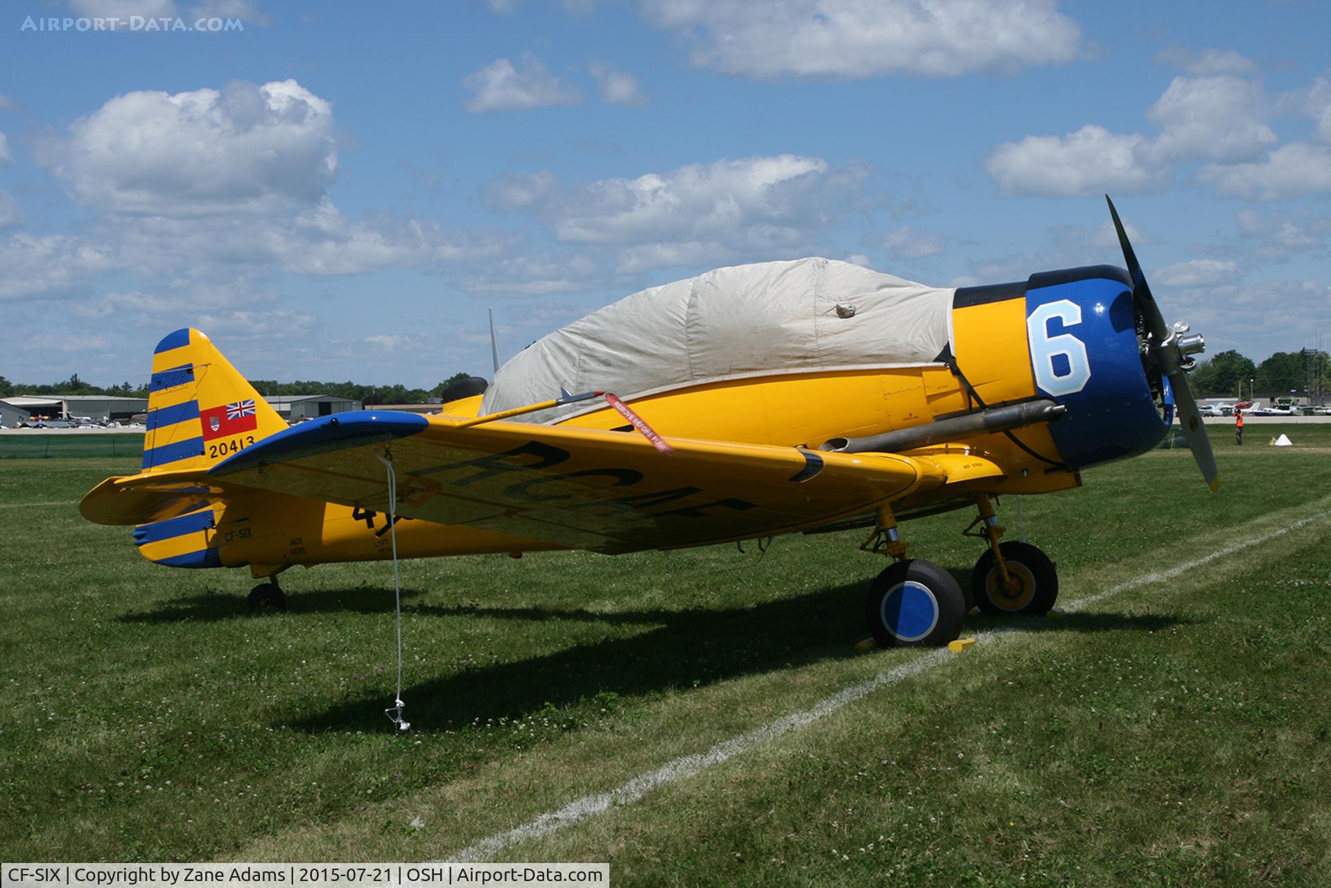 CF-SIX, 1952 Canadian Car & Foundry T-6 Harvard Mk.4 C/N CCF4-204, 2015 - EAA AirVenture - Oshkosh Wisconsin