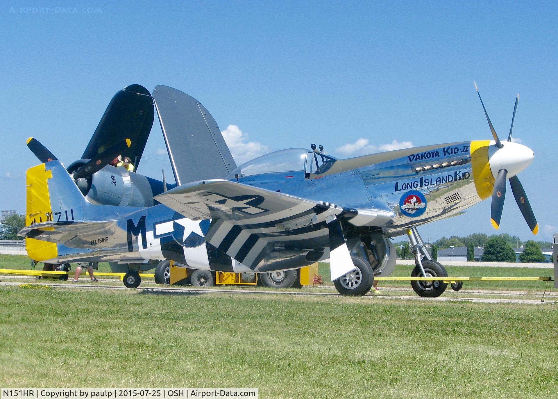 N151HR, 1945 North American P-51D Mustang C/N 12241064, At AirVenture