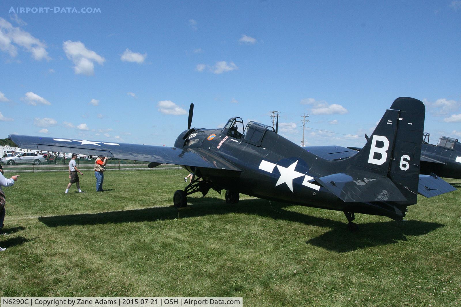 N6290C, 1945 General Motors (Grumman) FM-2 Wildcat C/N 5804, 2015 EAA AirVenture - Oshkosh, Wisconsin