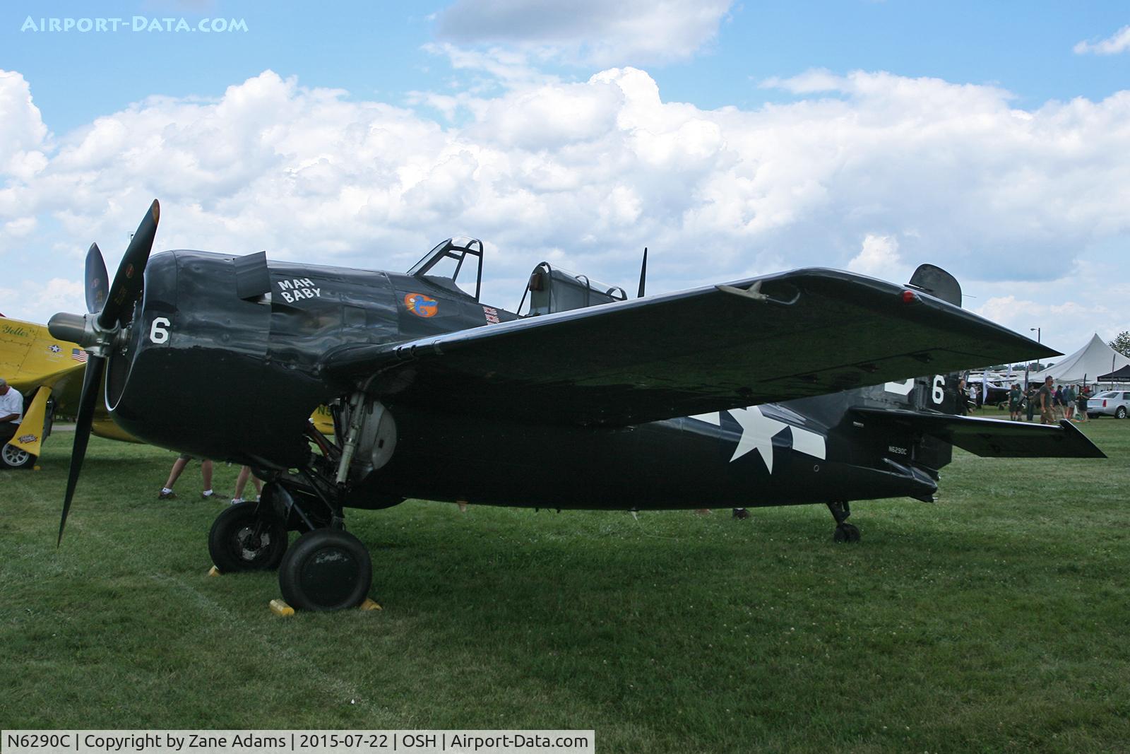 N6290C, 1945 General Motors (Grumman) FM-2 Wildcat C/N 5804, 2015 EAA AirVenture - Oshkosh, Wisconsin