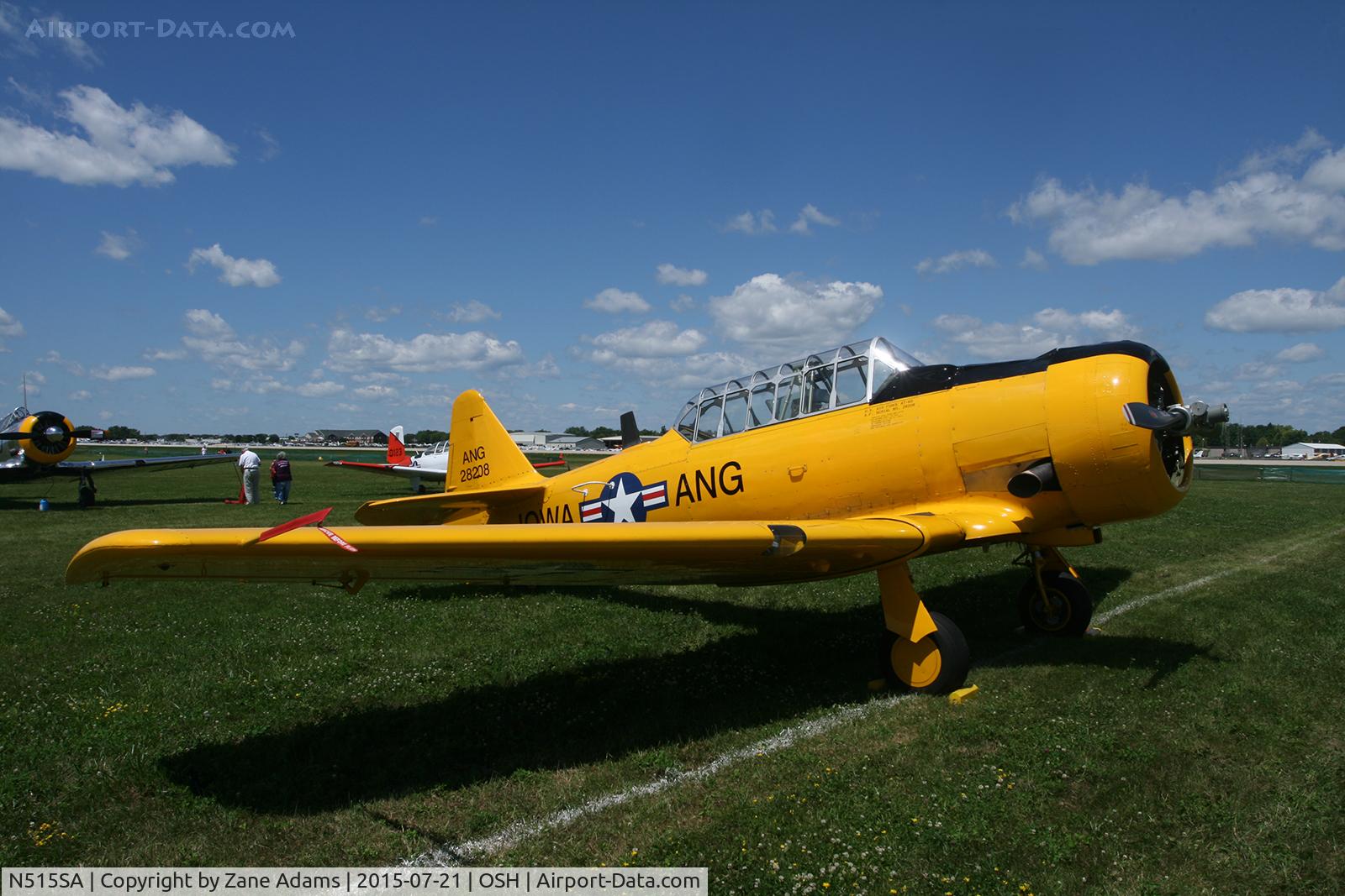 N515SA, 1943 North American AT-6D C/N 8814953, 2015 EAA AirVenture - Oshkosh, Wisconsin