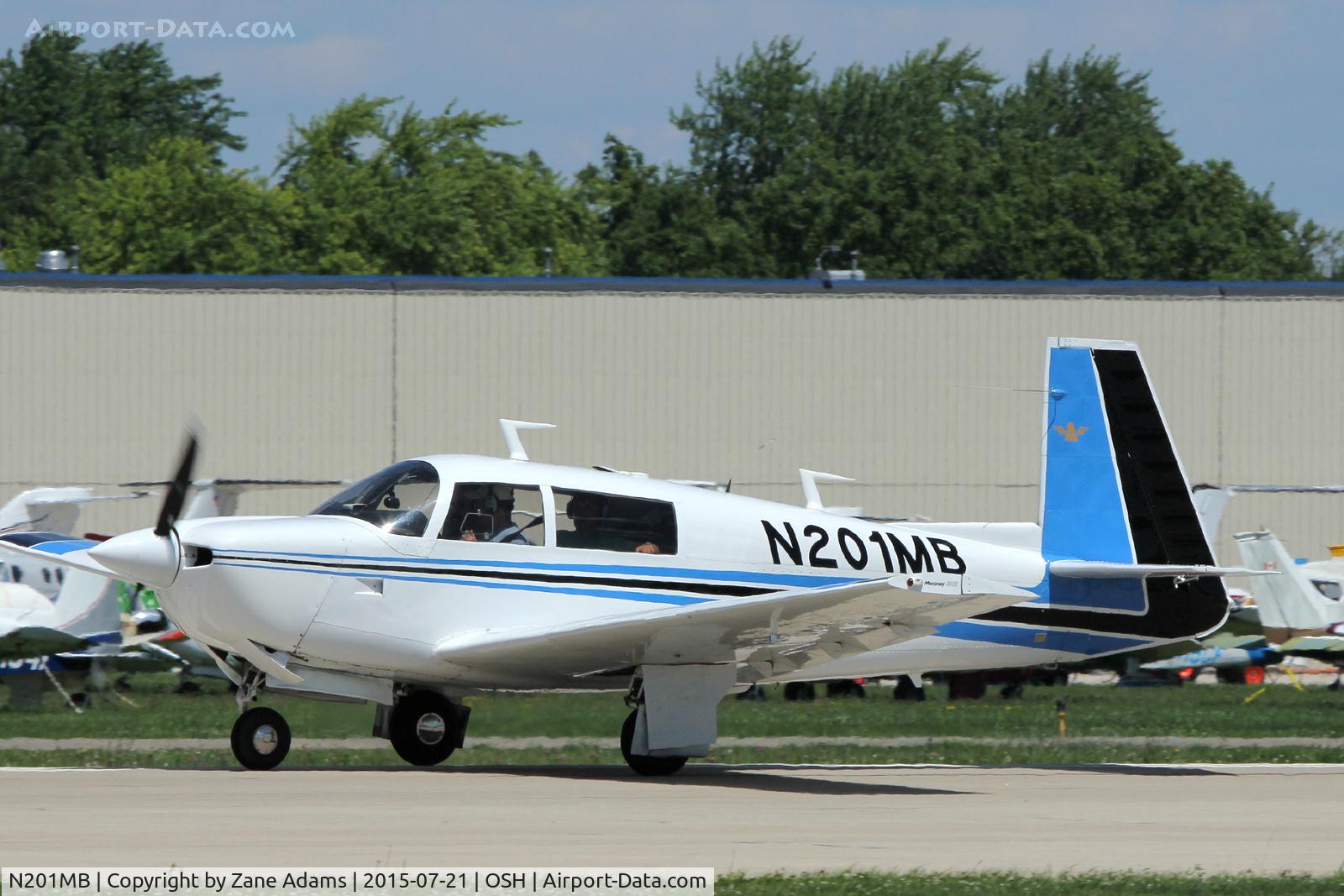 N201MB, 1977 Mooney M20J 201 C/N 24-0098, 2015 EAA AirVenture - Oshkosh, Wisconsin
