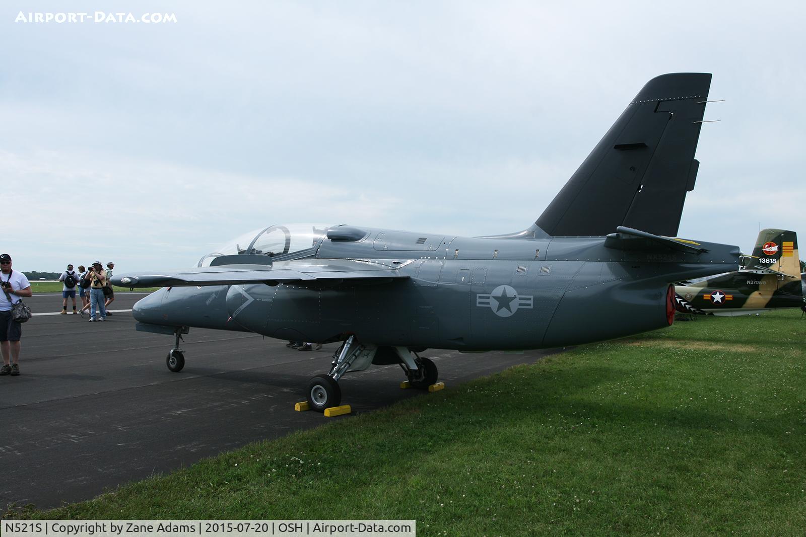 N521S, SIAI-Marchetti S-211 C/N 032/02-021, 2015 EAA AirVenture - Oshkosh, Wisconsin