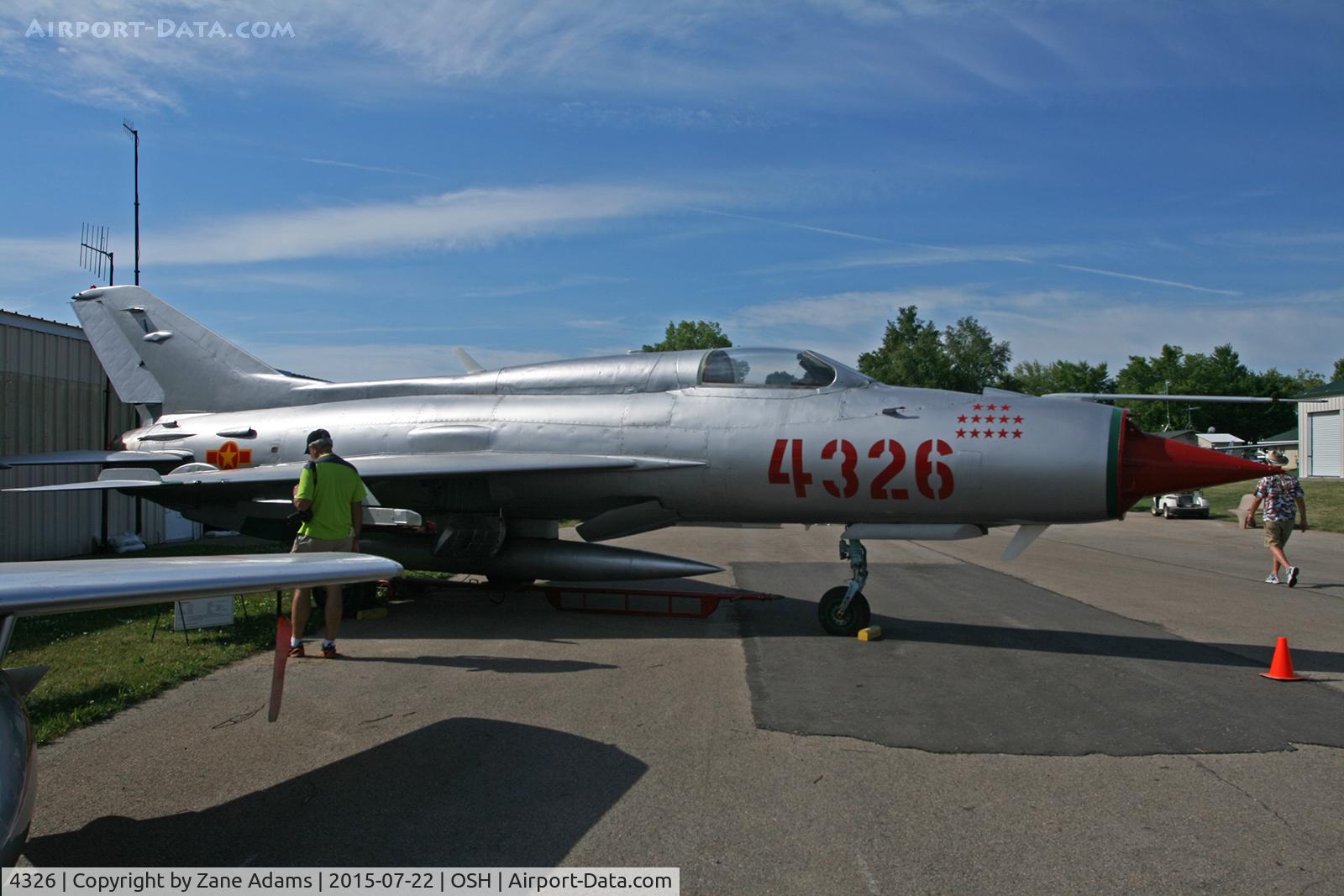 4326, Mikoyan-Gurevich MiG-21PFL C/N Not found 43426, 2015 EAA AirVenture - Oshkosh, Wisconsin