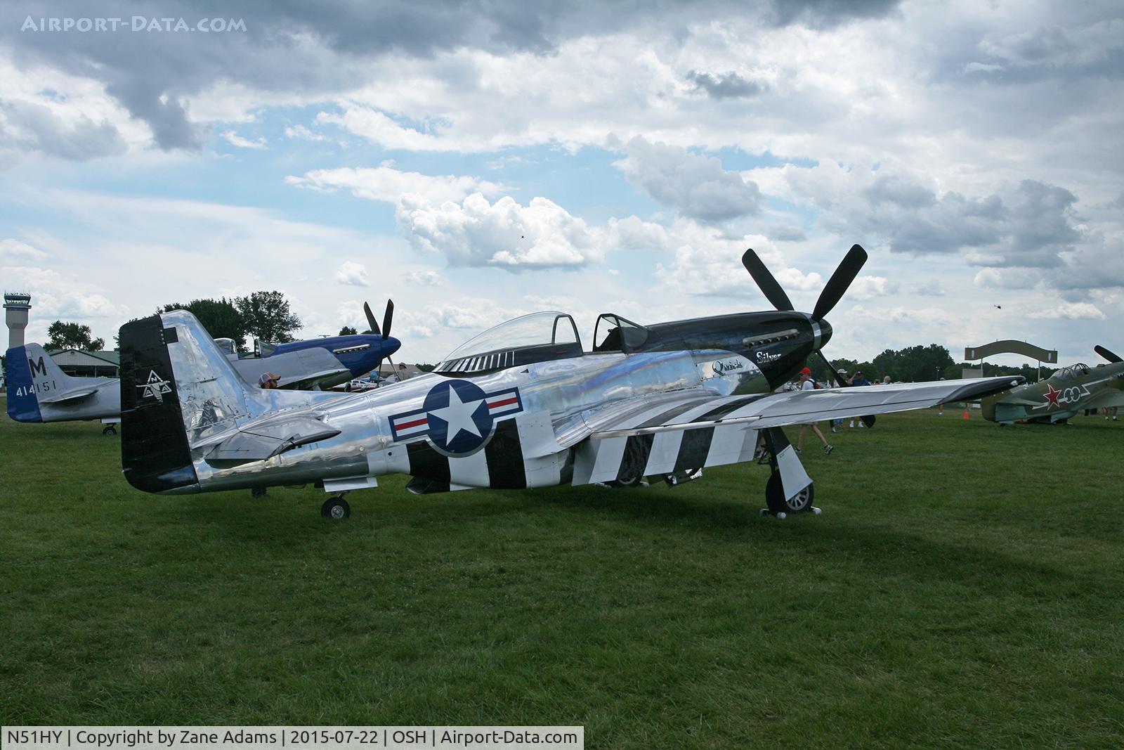 N51HY, 1944 North American P-51D Mustang C/N 124-48192, 2015 EAA AirVenture - Oshkosh, Wisconsin