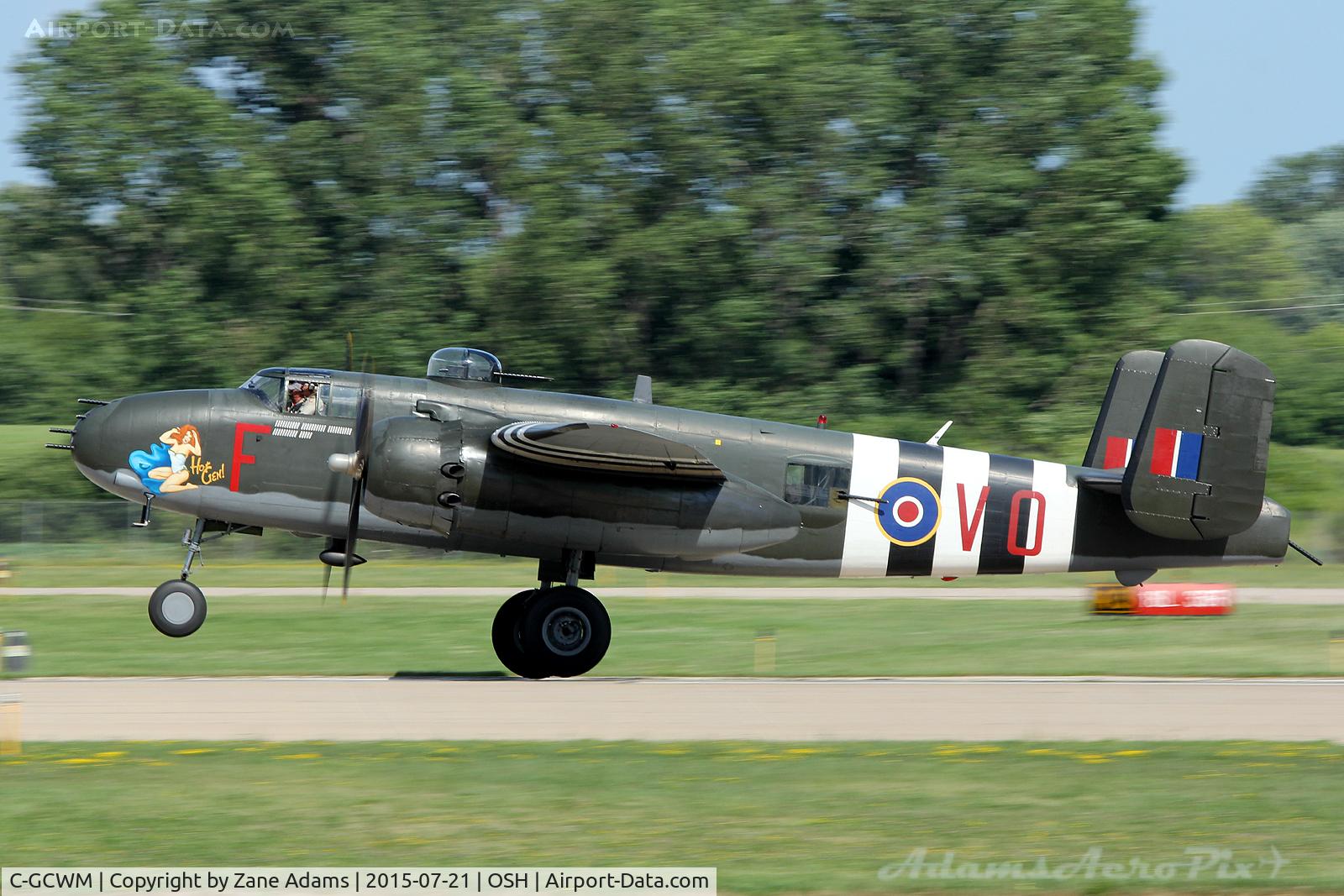 C-GCWM, 1945 North American B-25J Mitchell Mitchell C/N 108-47734, 2015 EAA AirVenture - Oshkosh, Wisconsin