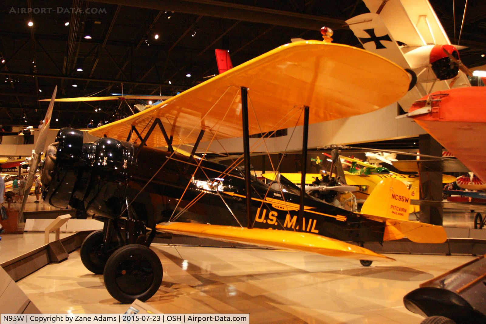 N95W, 1930 Pitcairn PA-7 Super Mailwing C/N 147, 2015 EAA AirVenture - Oshkosh, Wisconsin