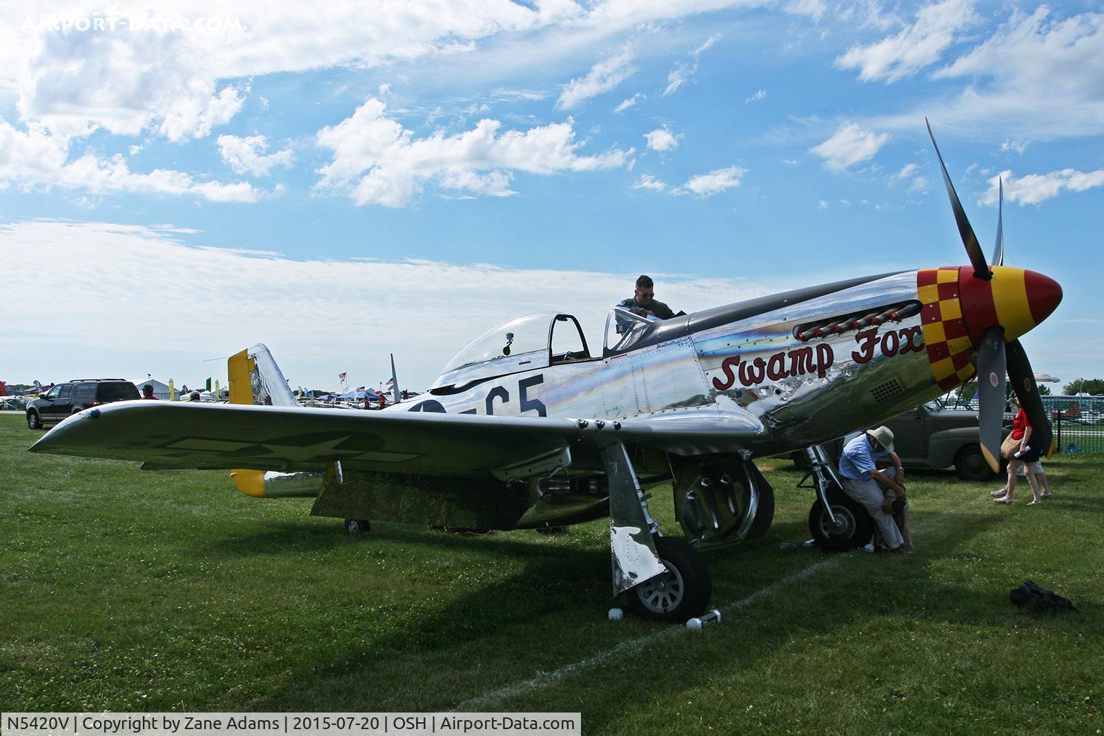 N5420V, 1944 North American/aero Classics P-51D C/N 44-74202, 2015 EAA AirVenture - Oshkosh, Wisconsin