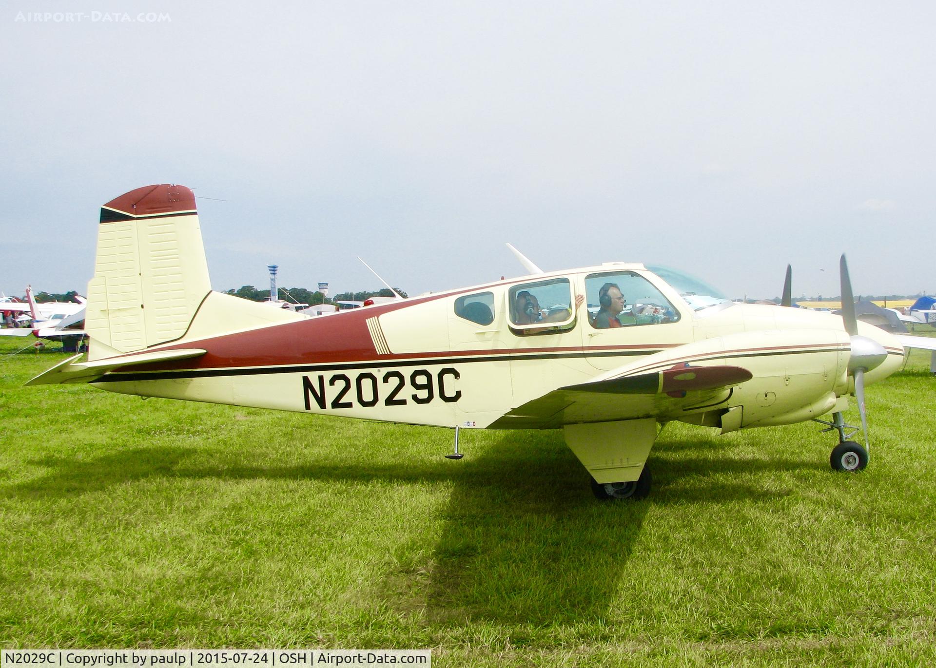 N2029C, 1959 Beech 95 Travel Air C/N TD-197, At AirVenture