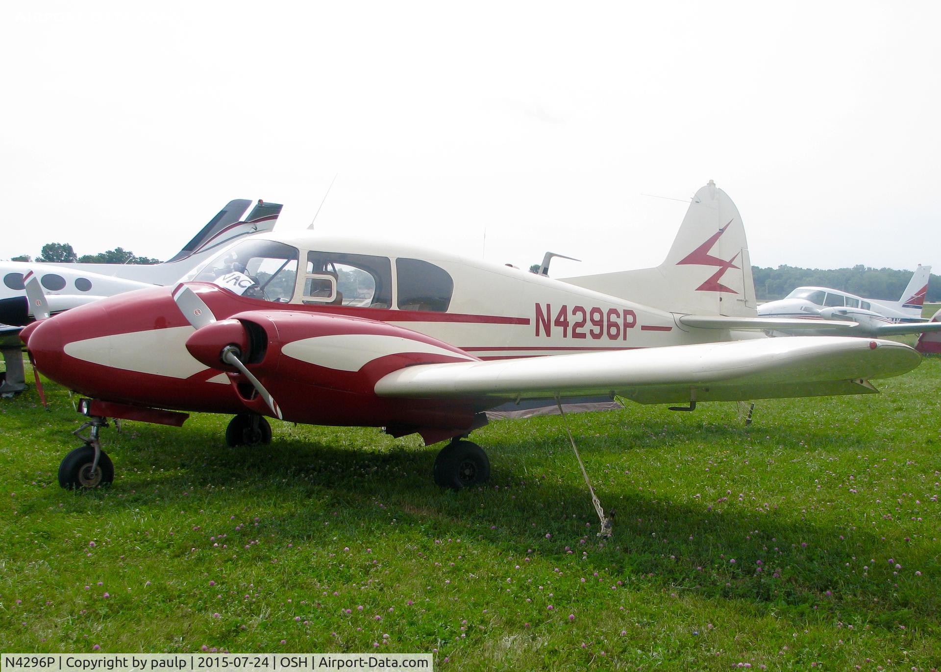 N4296P, 1959 Piper PA-23-160 Apache C/N 23-1796, At AirVenture