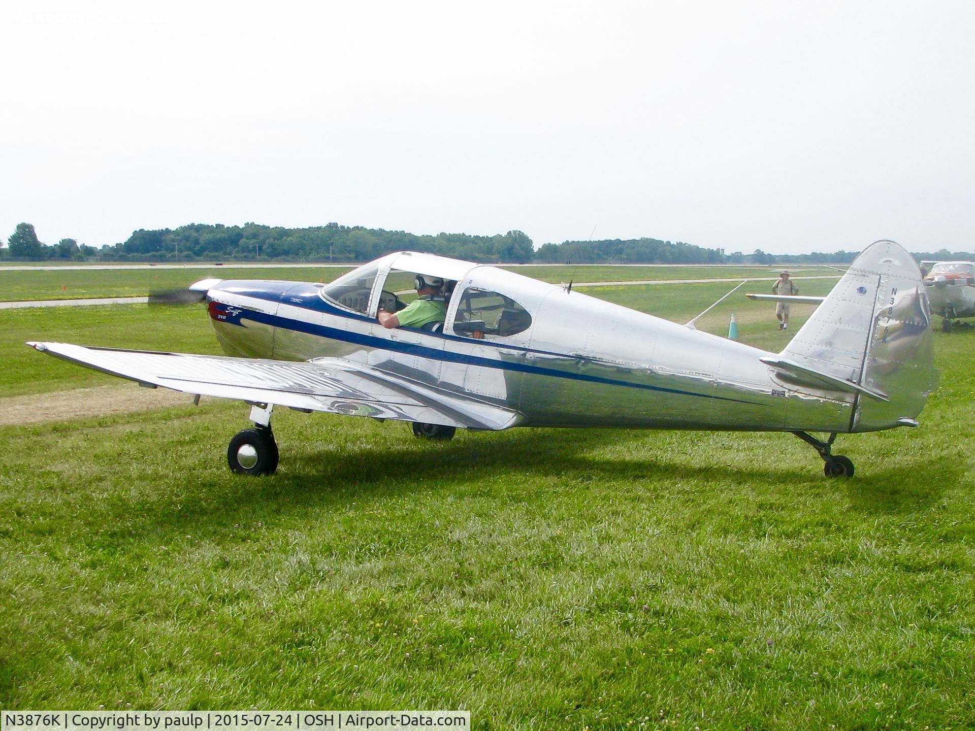 N3876K, 1948 Temco GC-1B Swift C/N 3576, At AirVenture