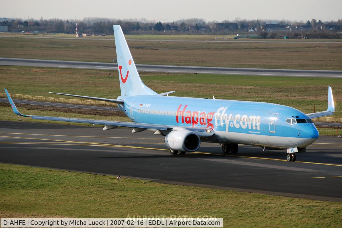D-AHFE, 1998 Boeing 737-8K5 C/N 27979, At Düsseldorf