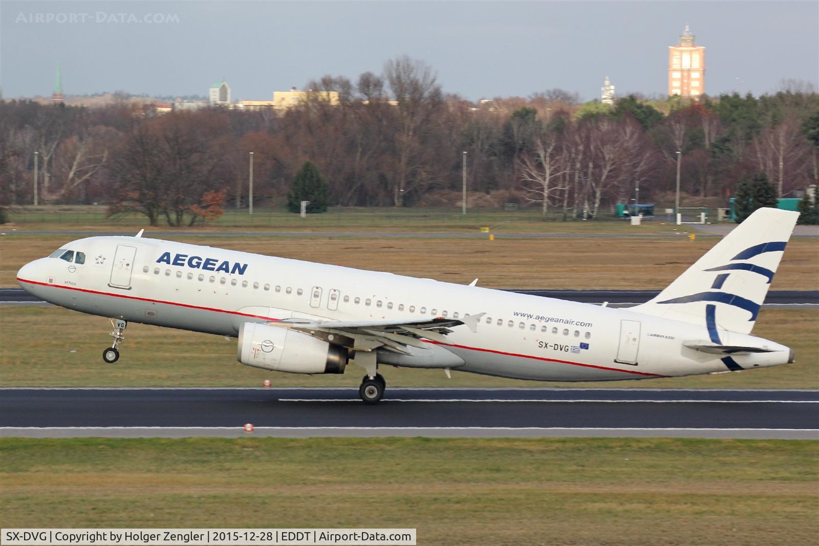 SX-DVG, 2006 Airbus A320-232 C/N 3033, Leaving TXL to sunny Greek.....