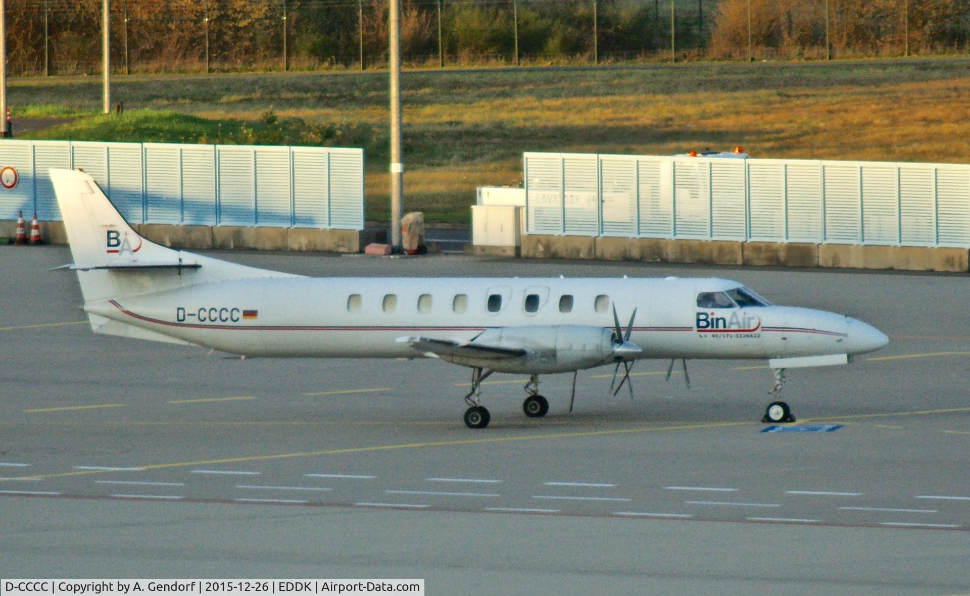 D-CCCC, 1982 Swearingen SA-227AT Merlin IVC C/N AT-511, BinAir, seen here on the apron at Köln / Bonn Airport(EDDK) waiting for the next flight