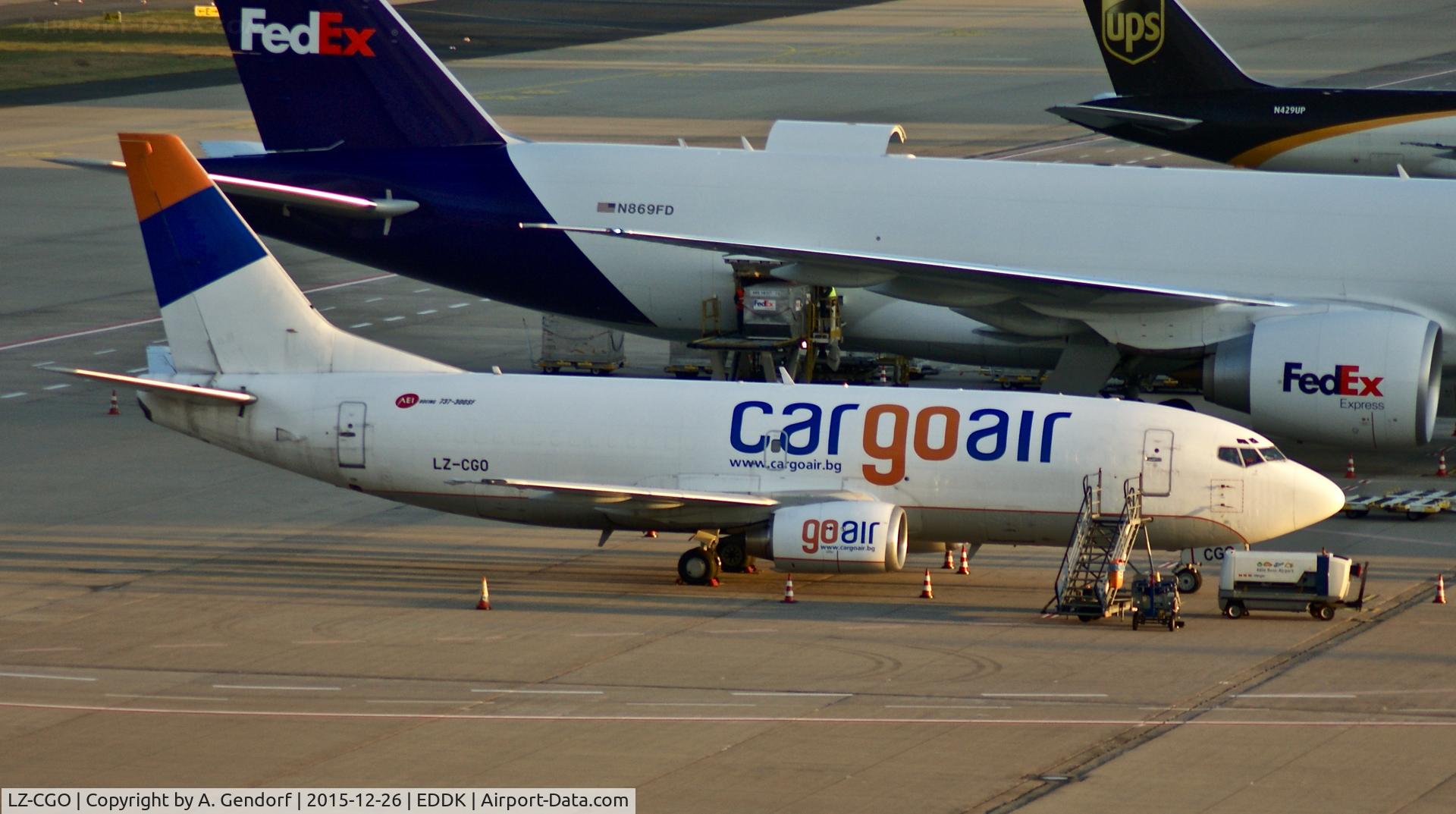 LZ-CGO, 1986 Boeing 737-301(SF) C/N 23237, Cargo Air, is here on the cargo ramp at Köln / Bonn Airport(EDDK)
