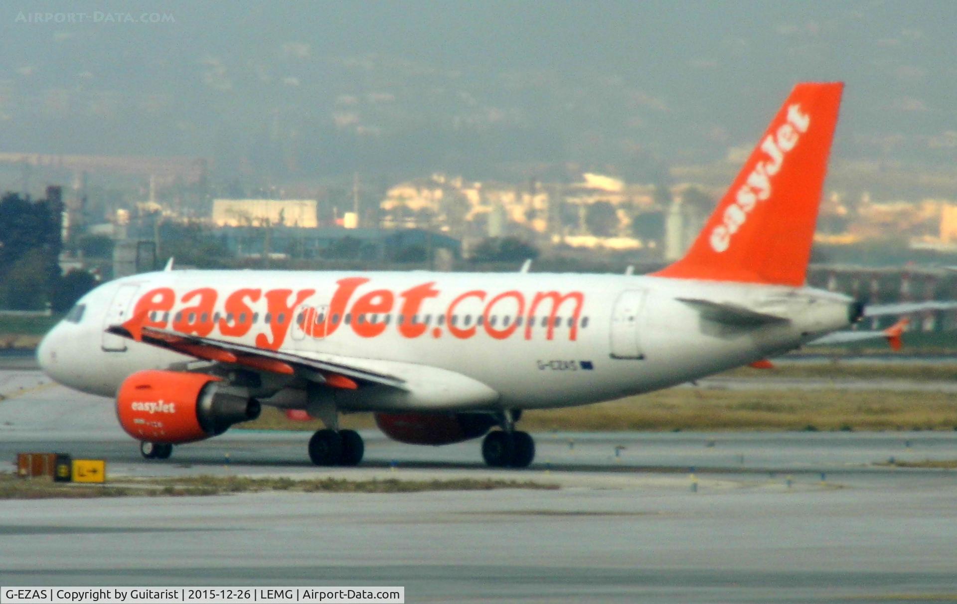G-EZAS, 2006 Airbus A319-111 C/N 2779, At Malaga
