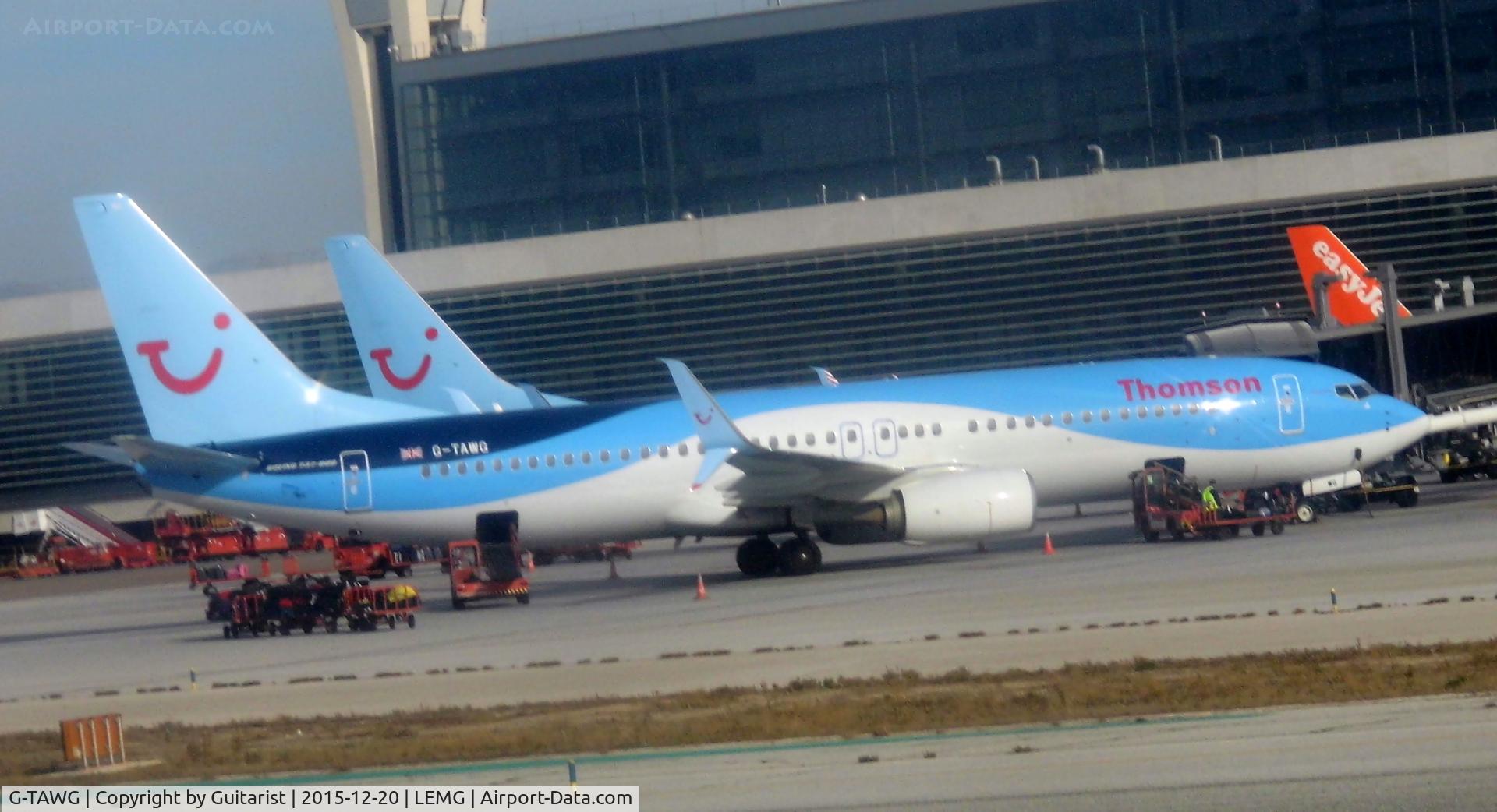 G-TAWG, 2012 Boeing 737-8K5 C/N 37266, At Malaga