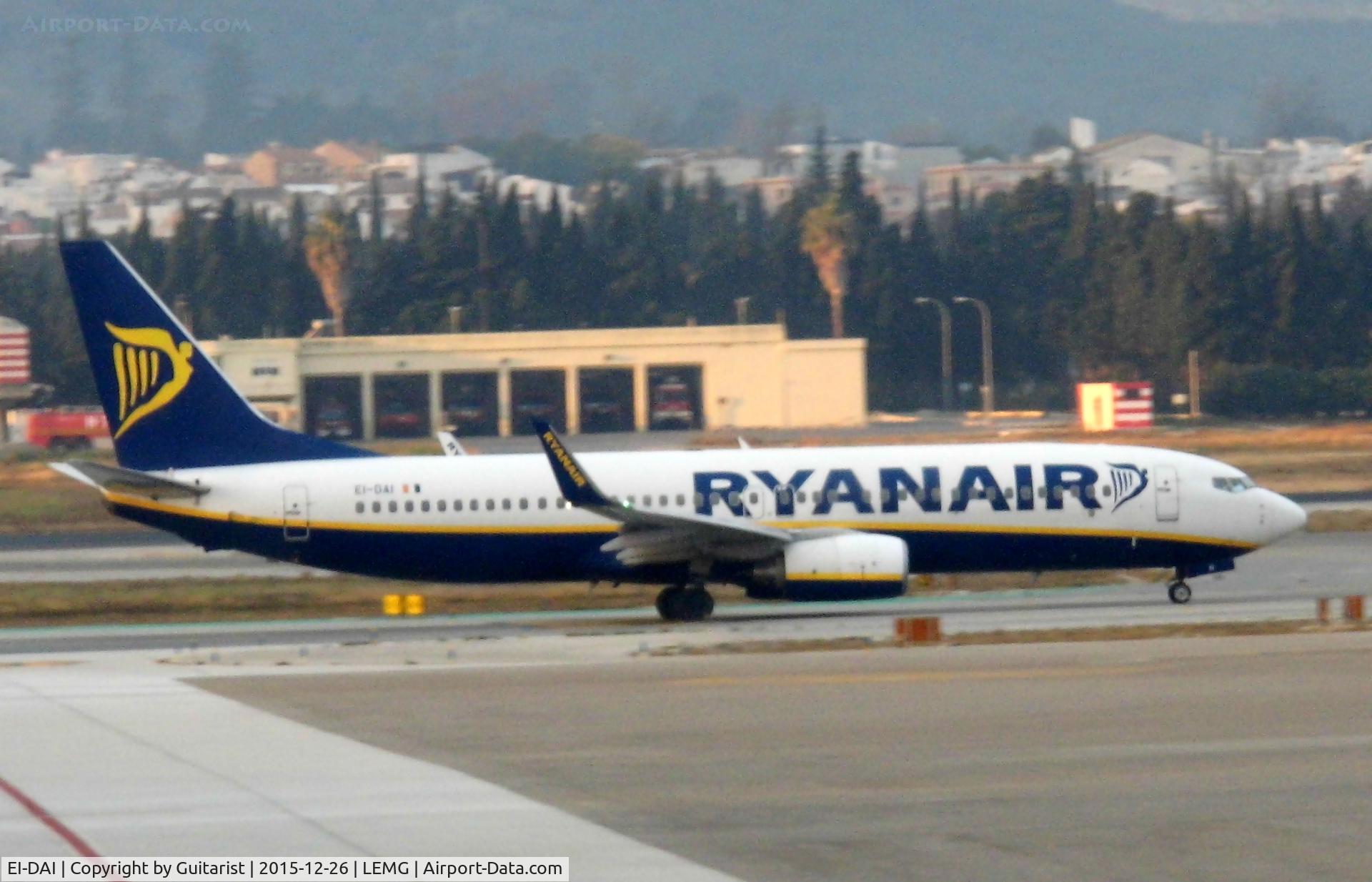 EI-DAI, 2003 Boeing 737-8AS C/N 33547, At Malaga