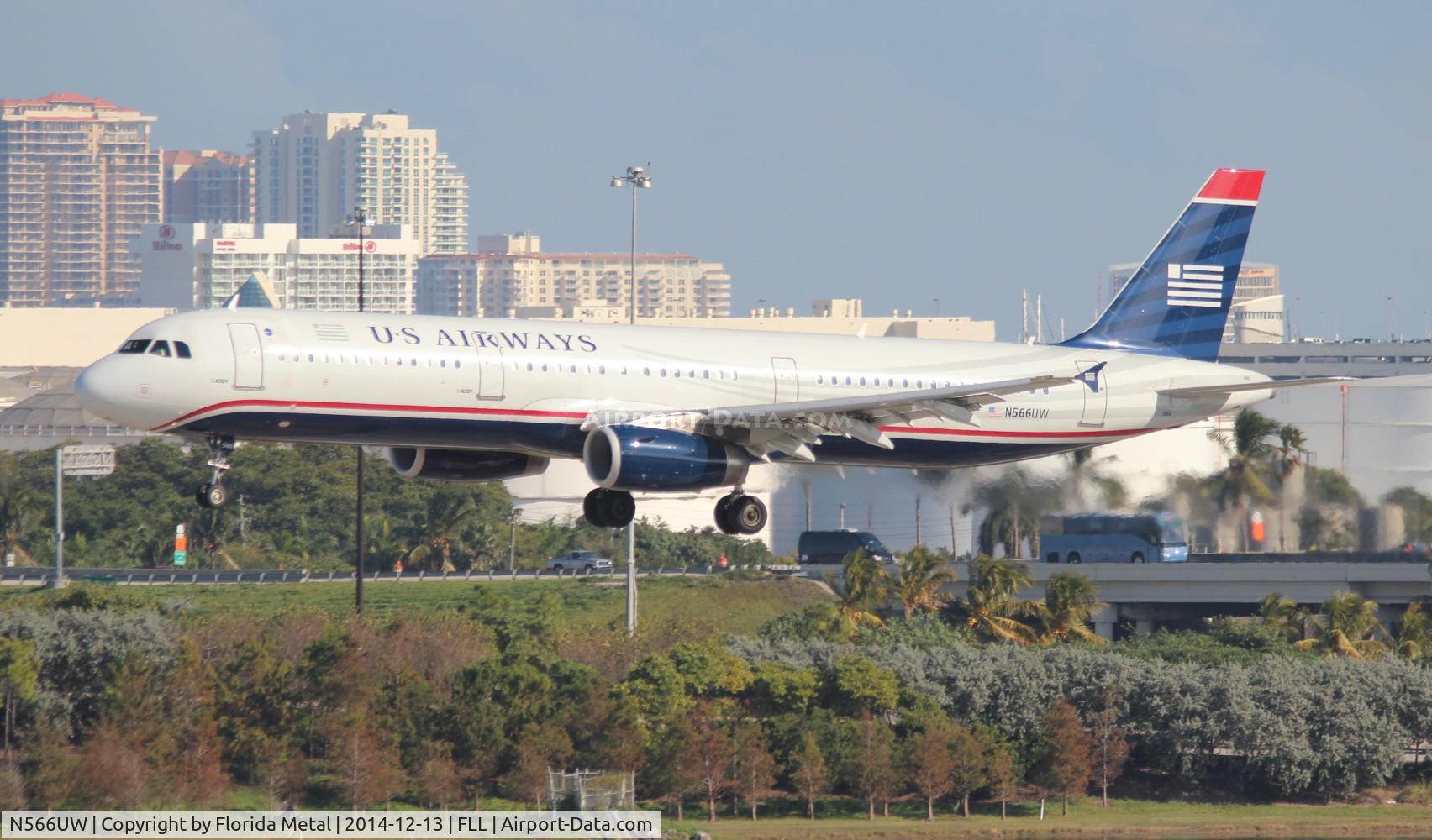 N566UW, 2012 Airbus A321-231 C/N 5422, USAirways