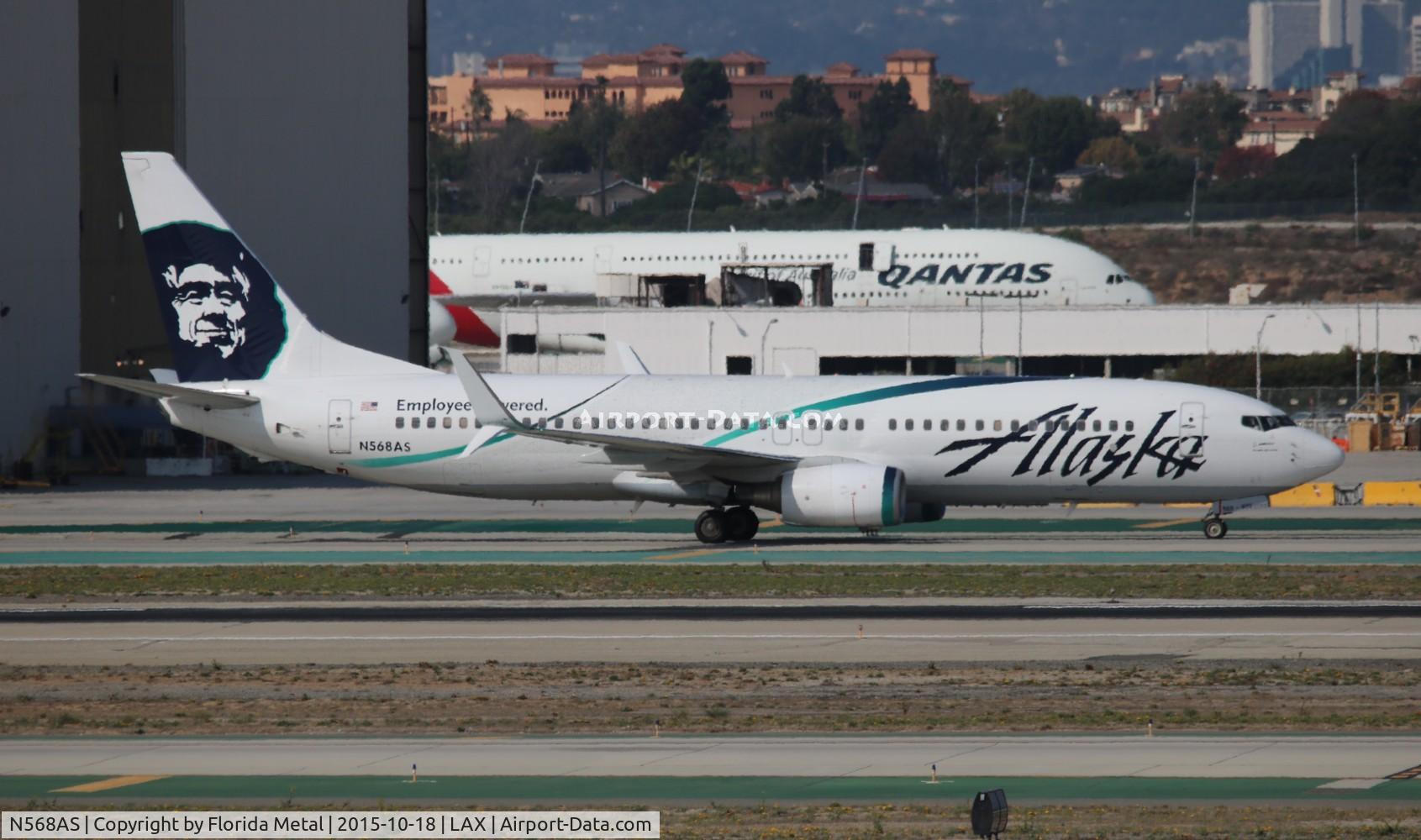 N568AS, 2007 Boeing 737-890 C/N 35183, Alaska 